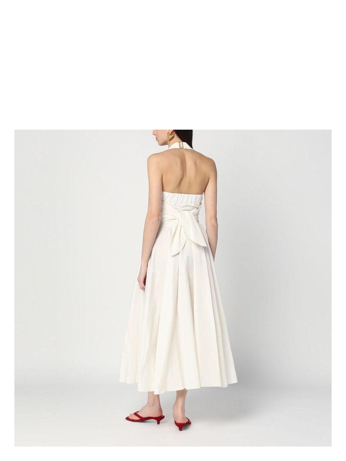 ワンピース Patou Ivory Dress With A Bow On The Back Patou Ivory Dress With A Bow On The Back in White | Lyst