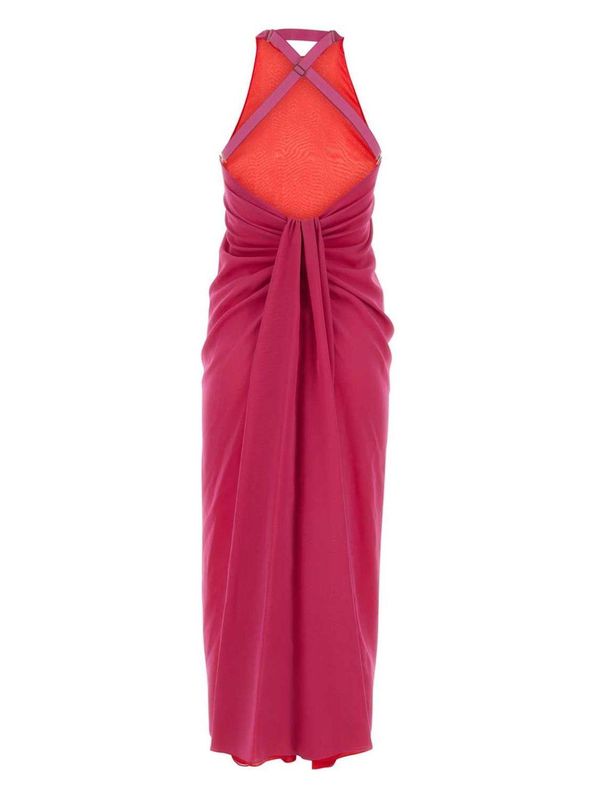 ワンピース Fendi Fuchsia Silk Dress Fendi Fuchsia Silk Dress in Pink | Lyst