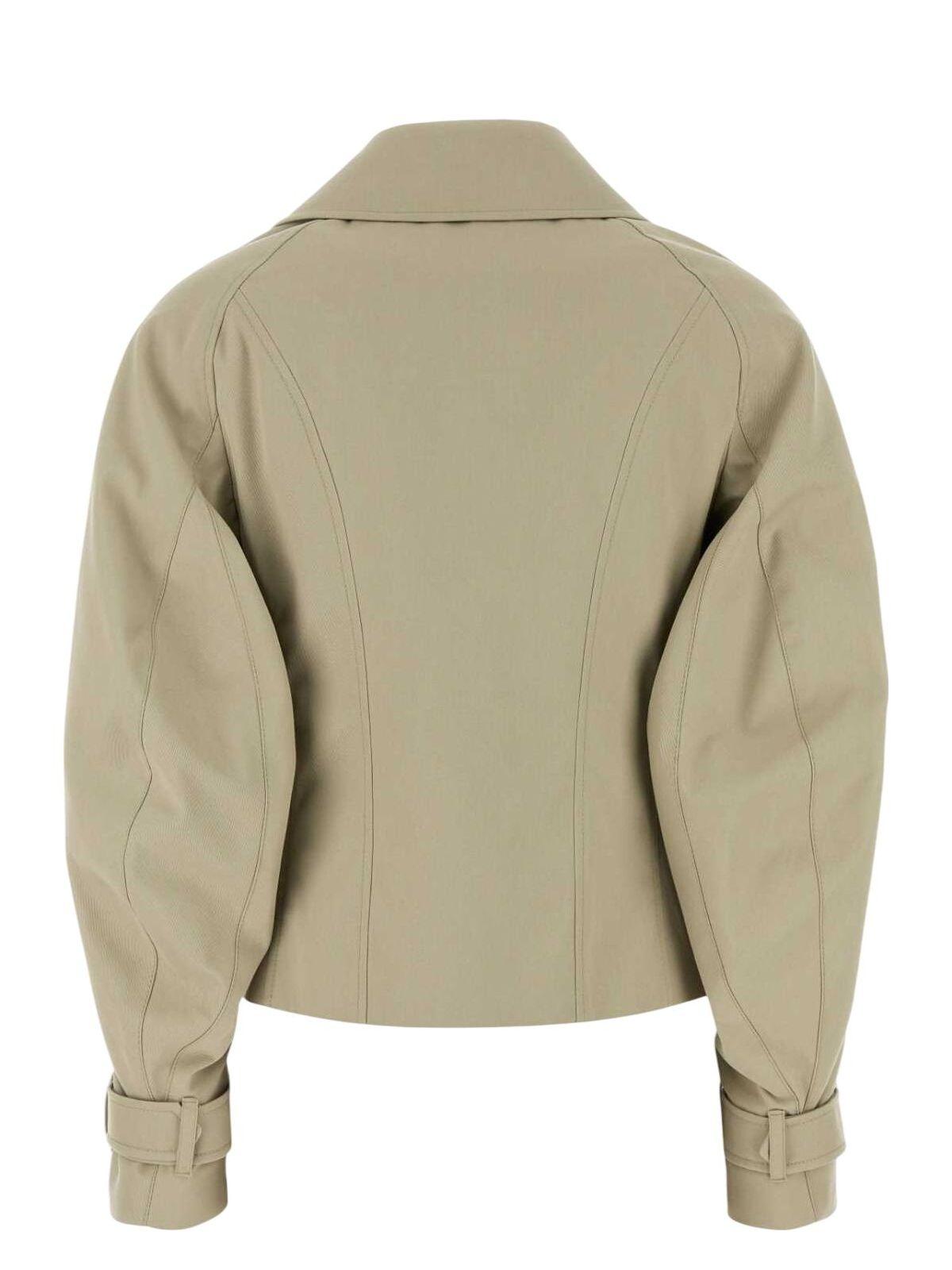 ジャケット BURBERRY Sage Green Polyester Blend Trench Coat Burberry Sage Polyester Blend Trench Coat in Green | Lyst