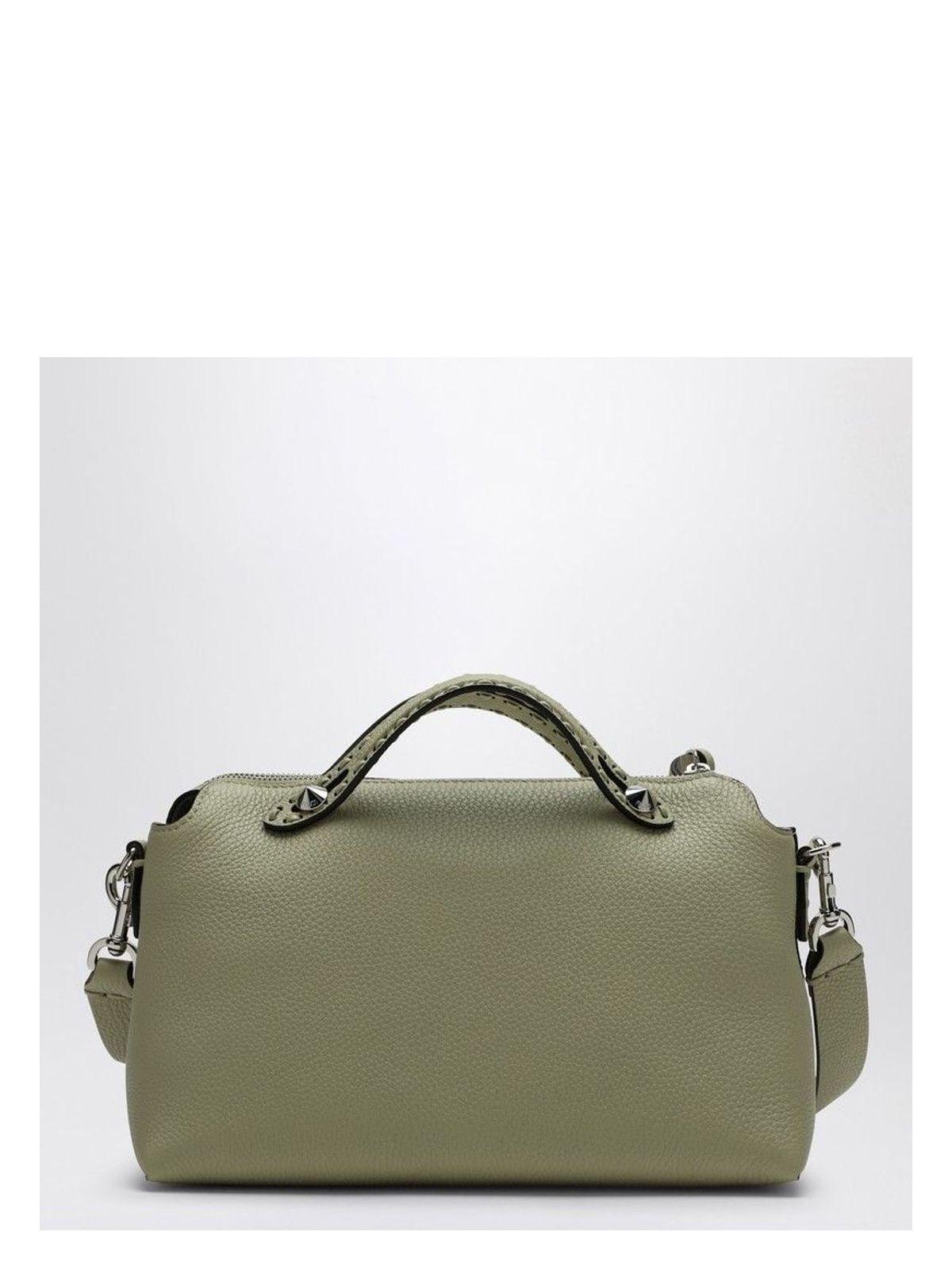 【関税&送料込】Fendi Pastel Green Leather Medium By The Way Fendi Pastel Leather Medium By The Way Handbag in Green | Lyst