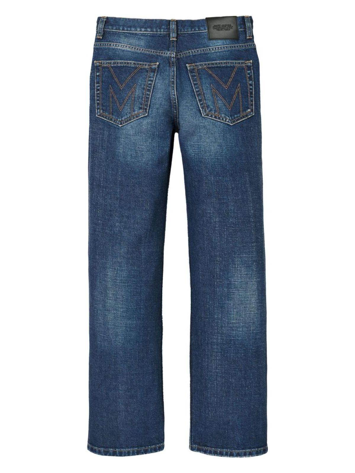 デニム・ジーパン MARC JACOBS DENIM COTTON JEANS Marc Jacobs Grunge ワイドジーンズ | ブルー | FARFETCH JP
