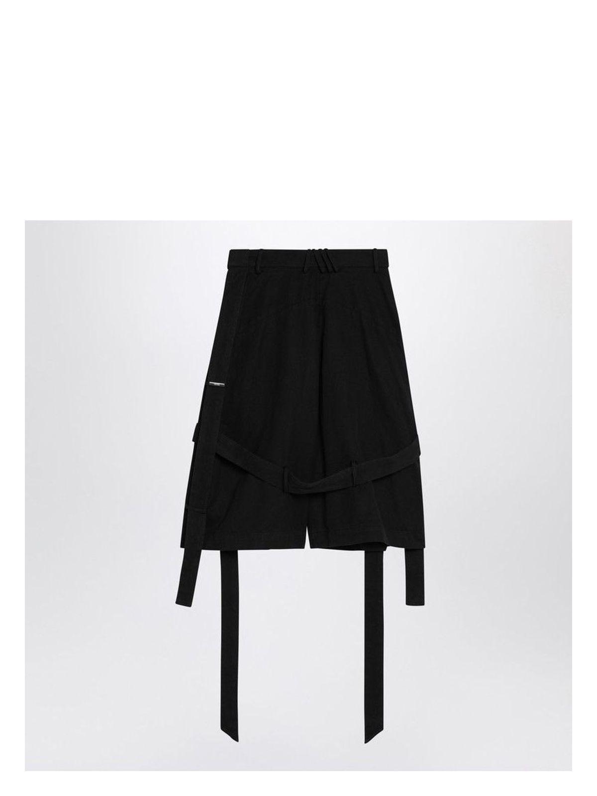ショートパンツ The Attico Wide black cotton Bermuda shorts The Attico Knee-length shorts for Women | Online Sale up to