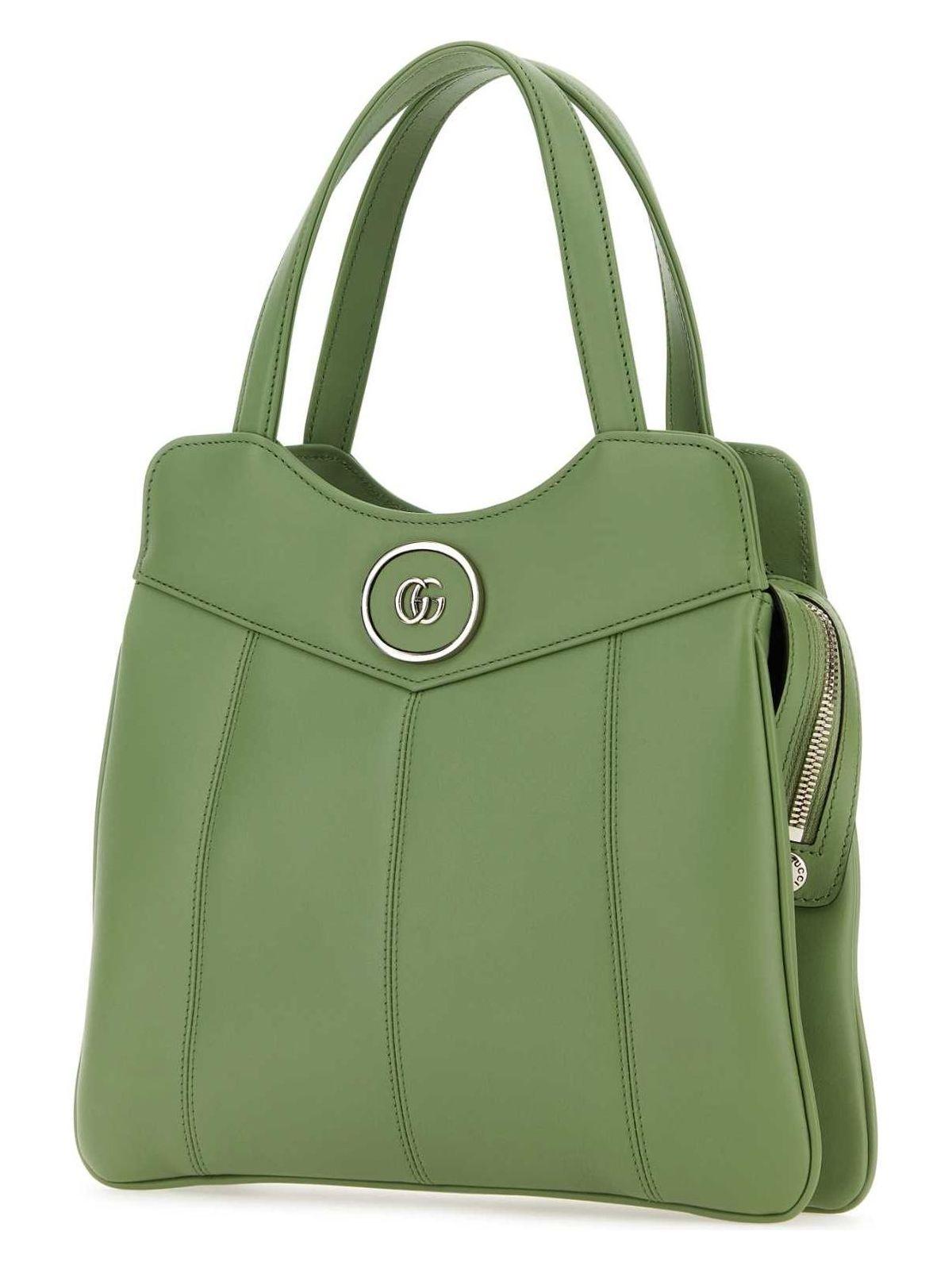 【関税&送料込】Gucci Sage Green Leather Small Petite Gg Han Gucci Sage Green Leather Small Petite Gg Handbag – MAYFEYR