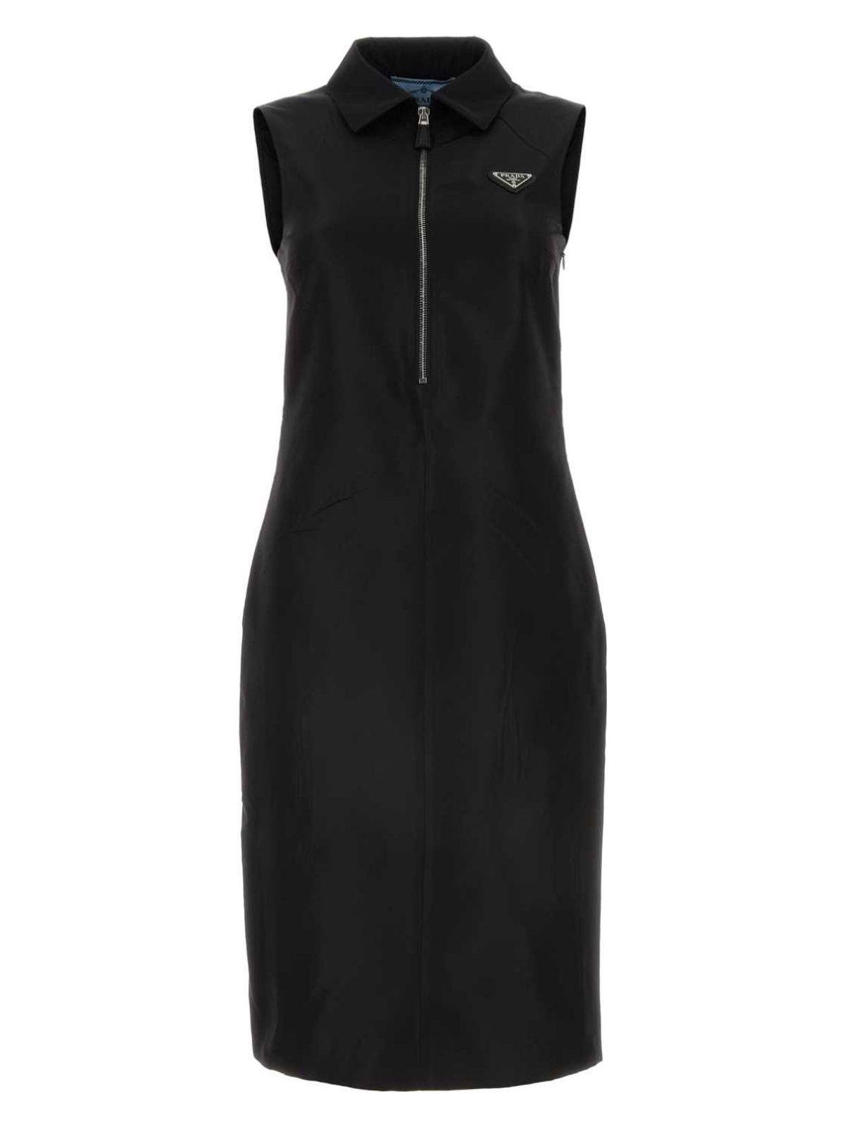 【プラダ・PRADA】Faille dress Black Faille dress | PRADA