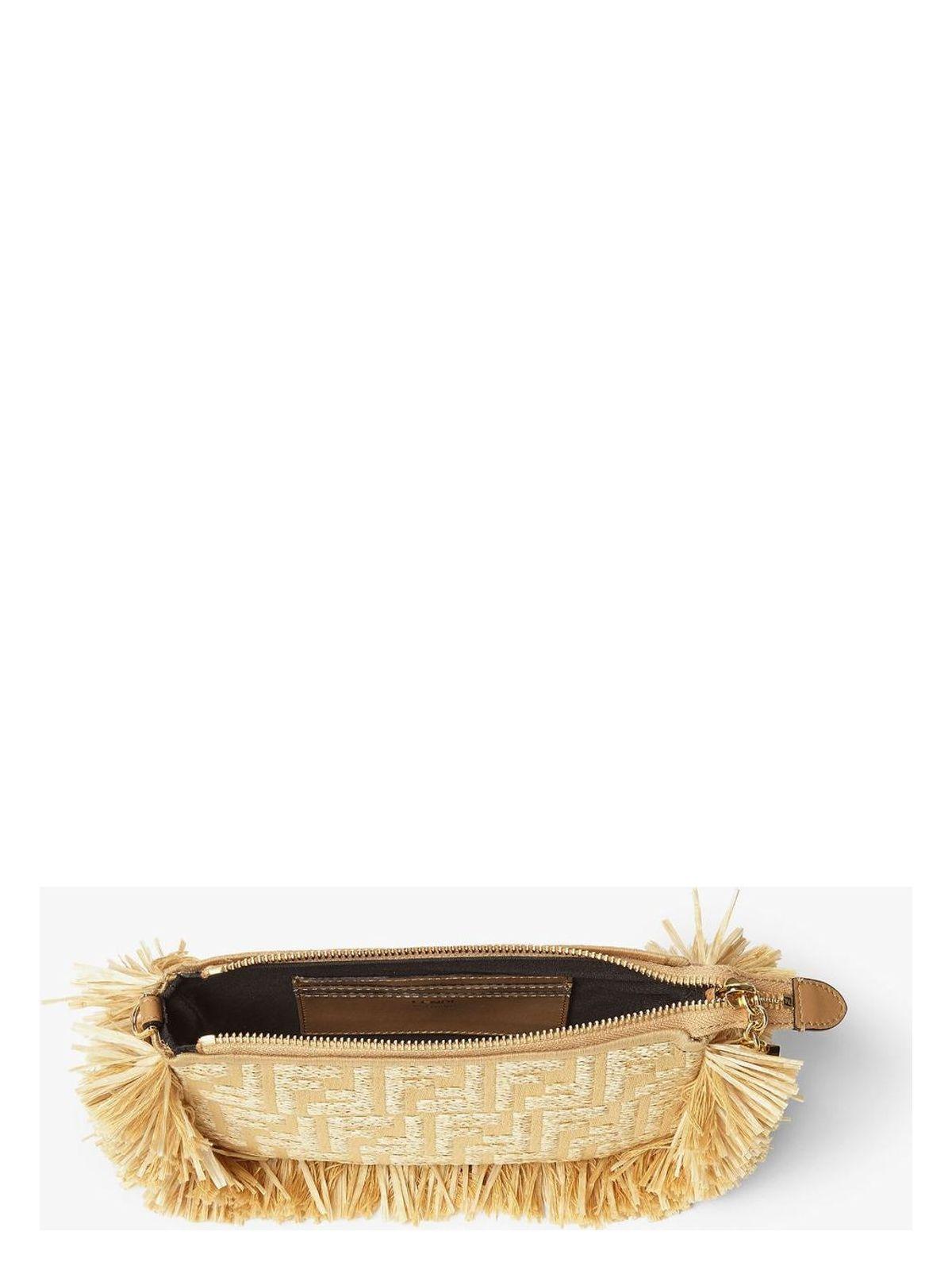 ポーチ Fendi Baguette Pouch Paglia Ff Vit. FENDI Fendi Women Baguette Pouch Paglia Ff/Vit. | luosophy