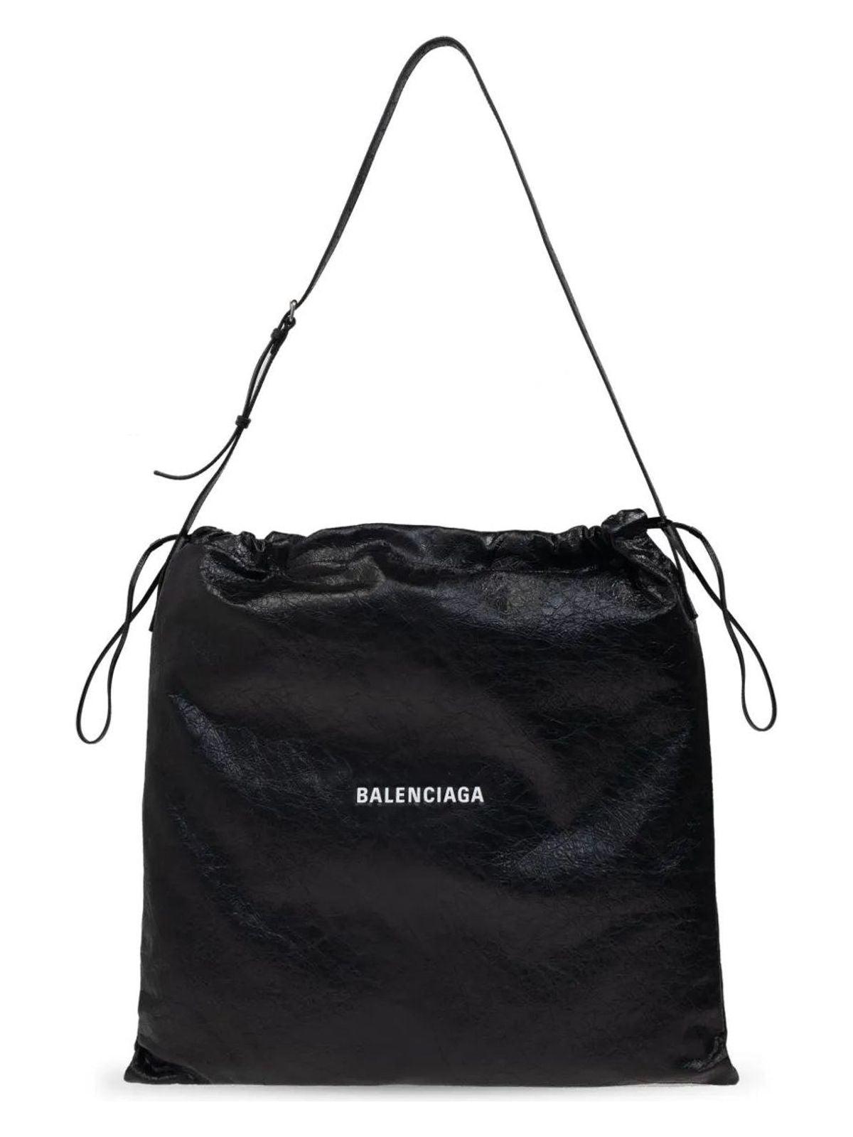 国内発送☆BALENCIAGA☆DUSTBAG CROSSB POUCH L/BLACK BALENCIAGA]SHOPPER DUSTBAG CROSSB POUCH L/BLACK(811608-2ABH6