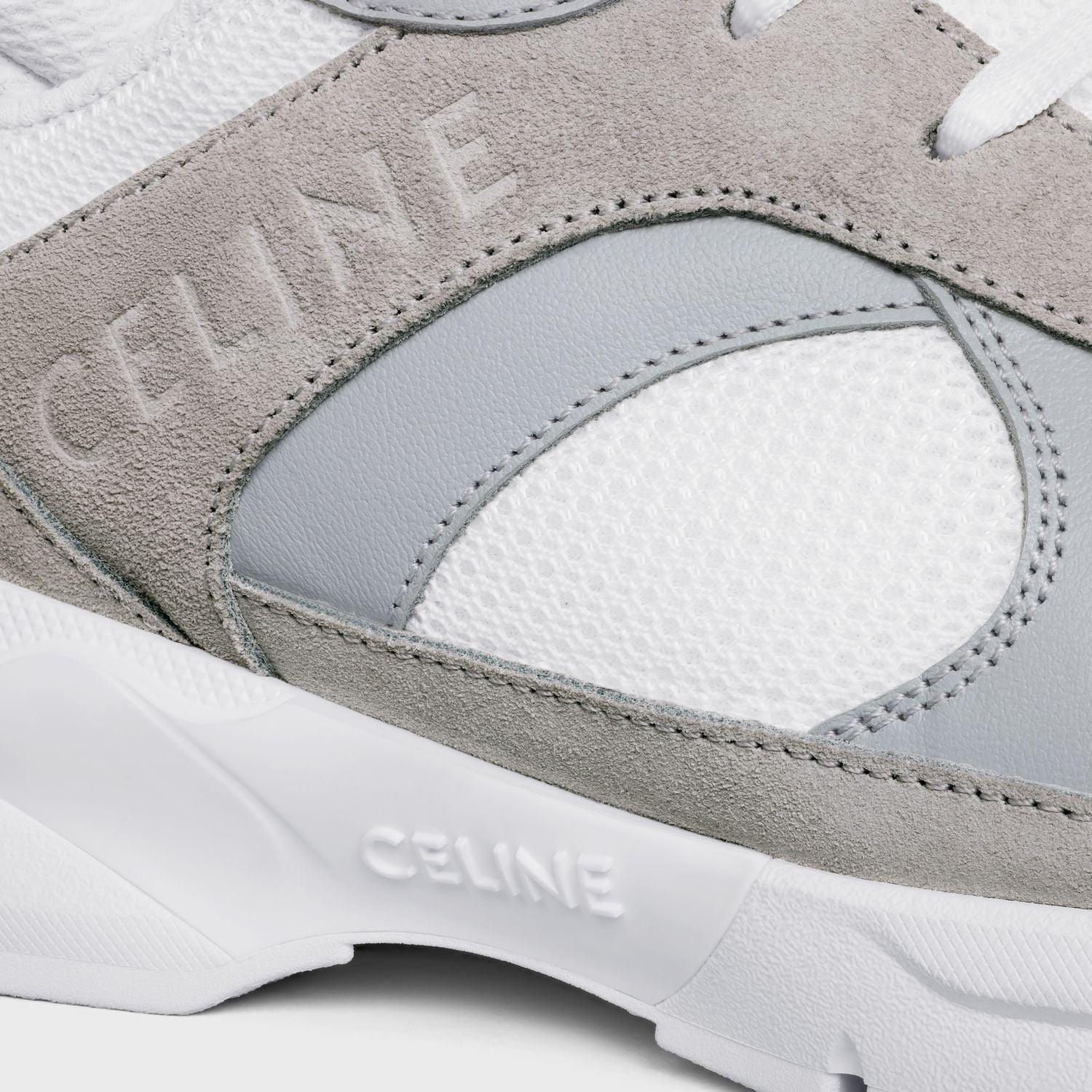スニーカー CELINE Runner CR-03 Lace-up Low Sneaker CELINE RUNNER CR-03 LOW LACE-UP SNEAKER IN MESH, SUEDE