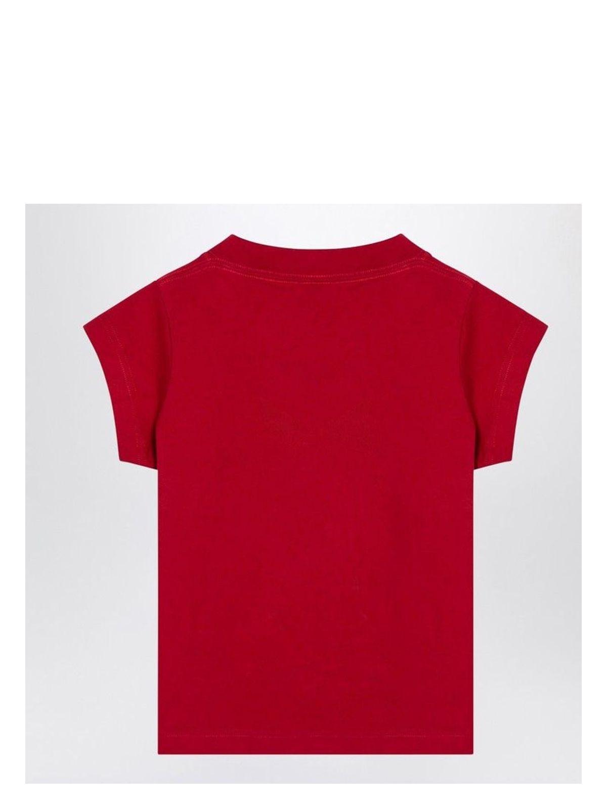 Tシャツ・カットソー BALENCIAGA RED CROPPED T-SHIRT KEEP CALM Balenciaga Cropped T-Shirt Keep Calm in Red | Lyst