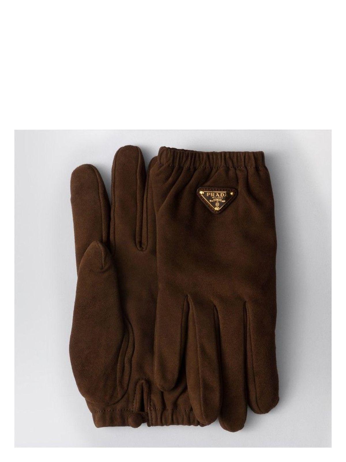 Brown Prada Gloves for Women | Lyst