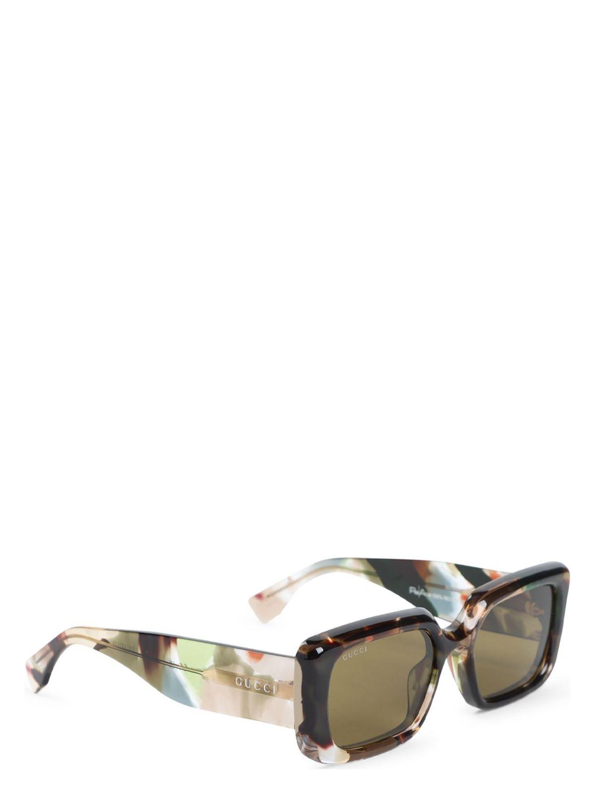 グッチ Gucci GG 1906S Sunglasses Gucci 1906 Rectangular Sunglasses in Metallic | Lyst