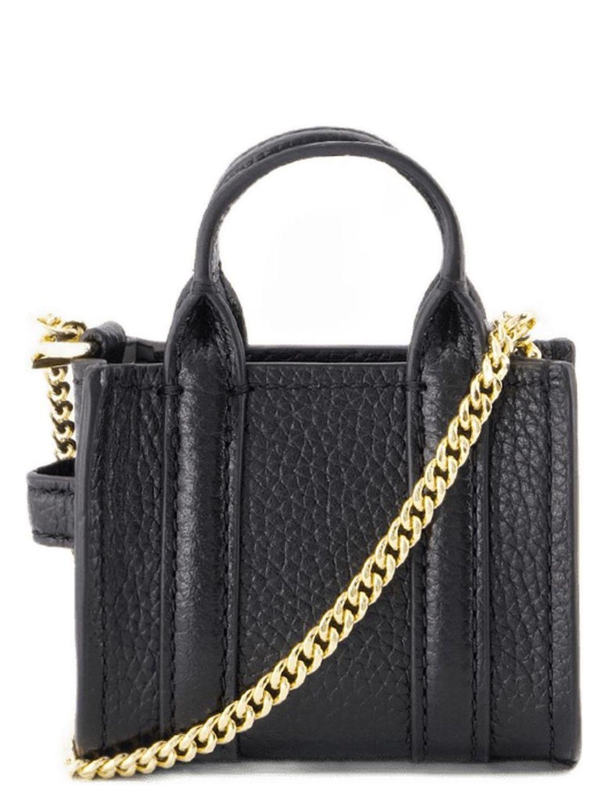トートバッグ MARC JACOBS THE NANO TOTE LEATHER MINI BAG Marc Jacobs The Nano Tote Leather Mini Bag in Black | Lyst