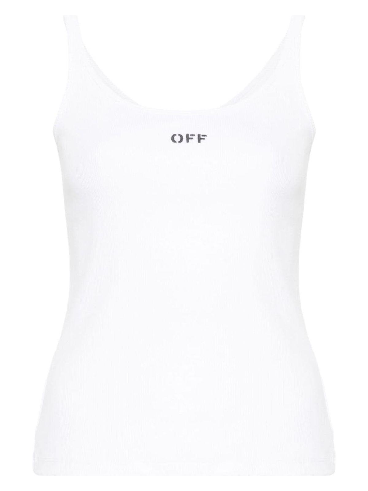最安価格 and Sleeveless Abloh Virgil c/o Off-White tank for tops トップス