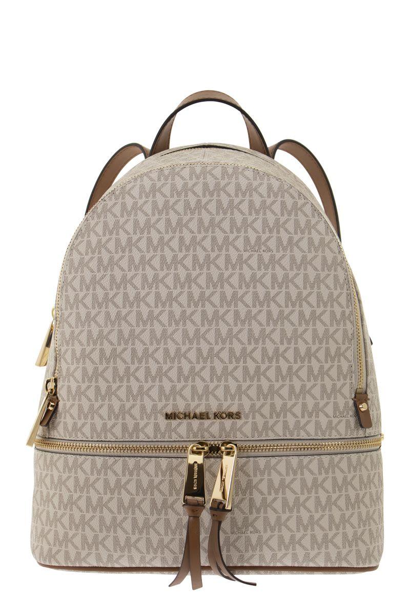 Michael Kors Rhea Zip Extra Small Messenger Backpack Vanilla, Backpack