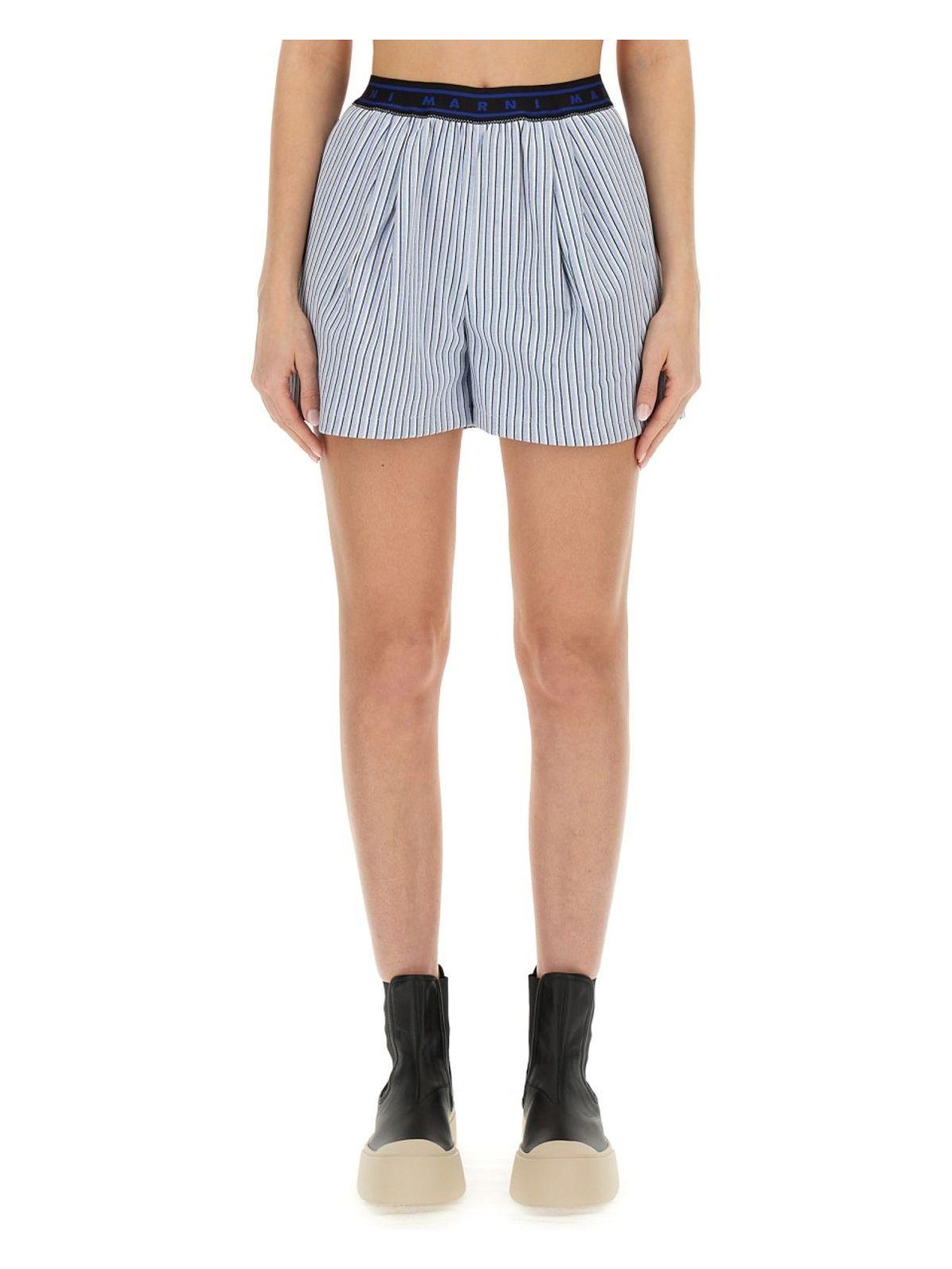 ショートパンツ Marni Bermuda Shorts With Stripe Pattern Marni Striped Shorts for Women | Lyst
