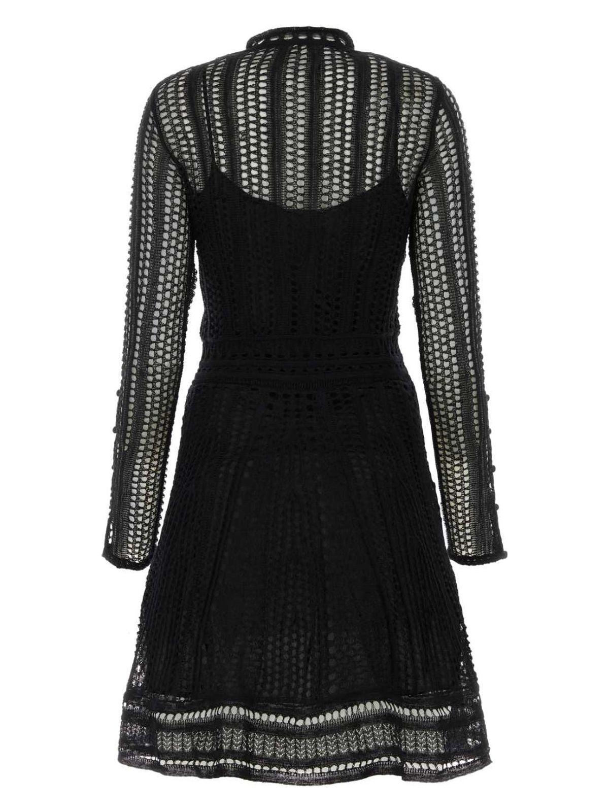 【関税&送料込】Chloe Black Linen Blend Mini Dress Chloé Linen Blend Mini Dress in Black | Lyst