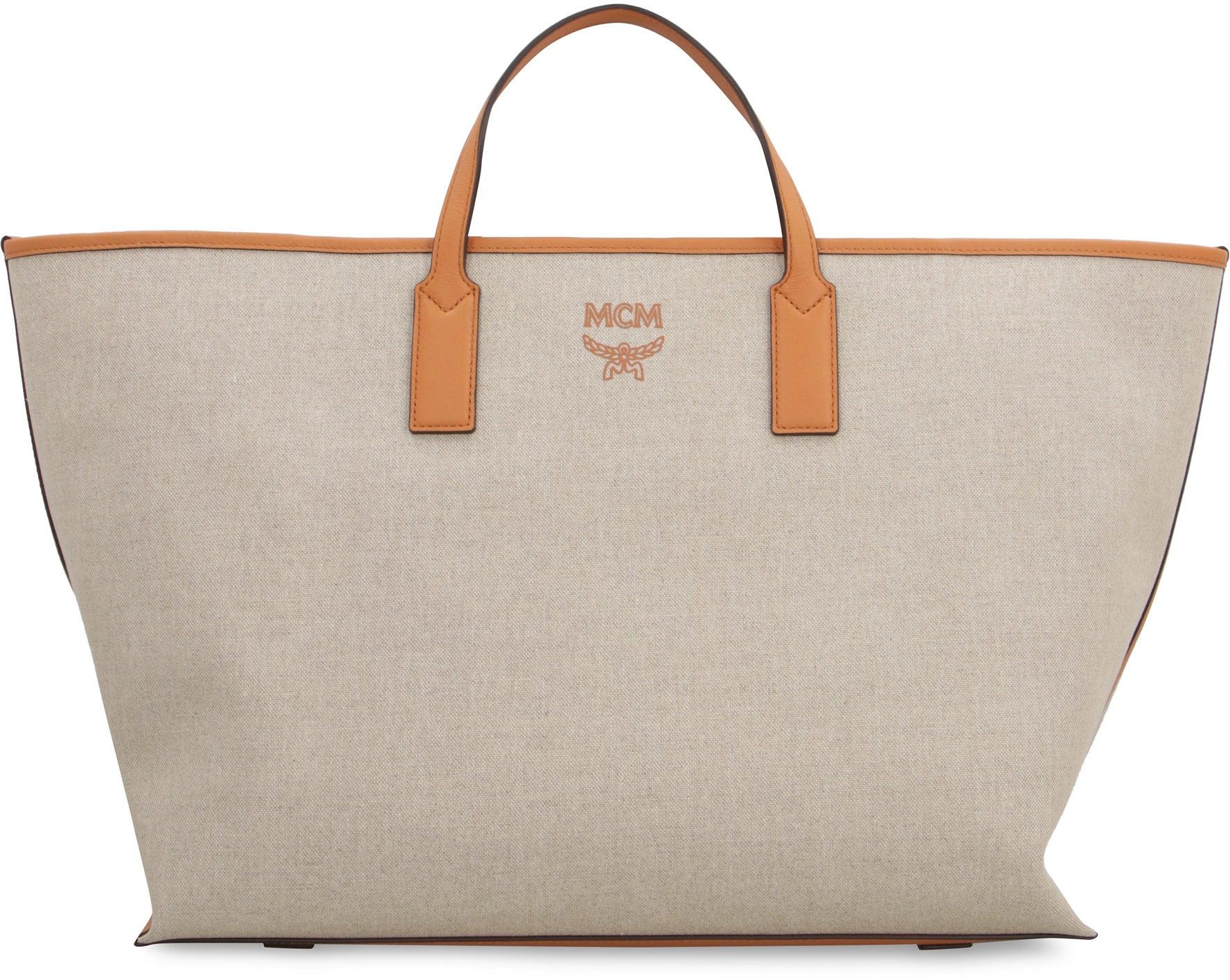 MCM Canvas Tote Bags