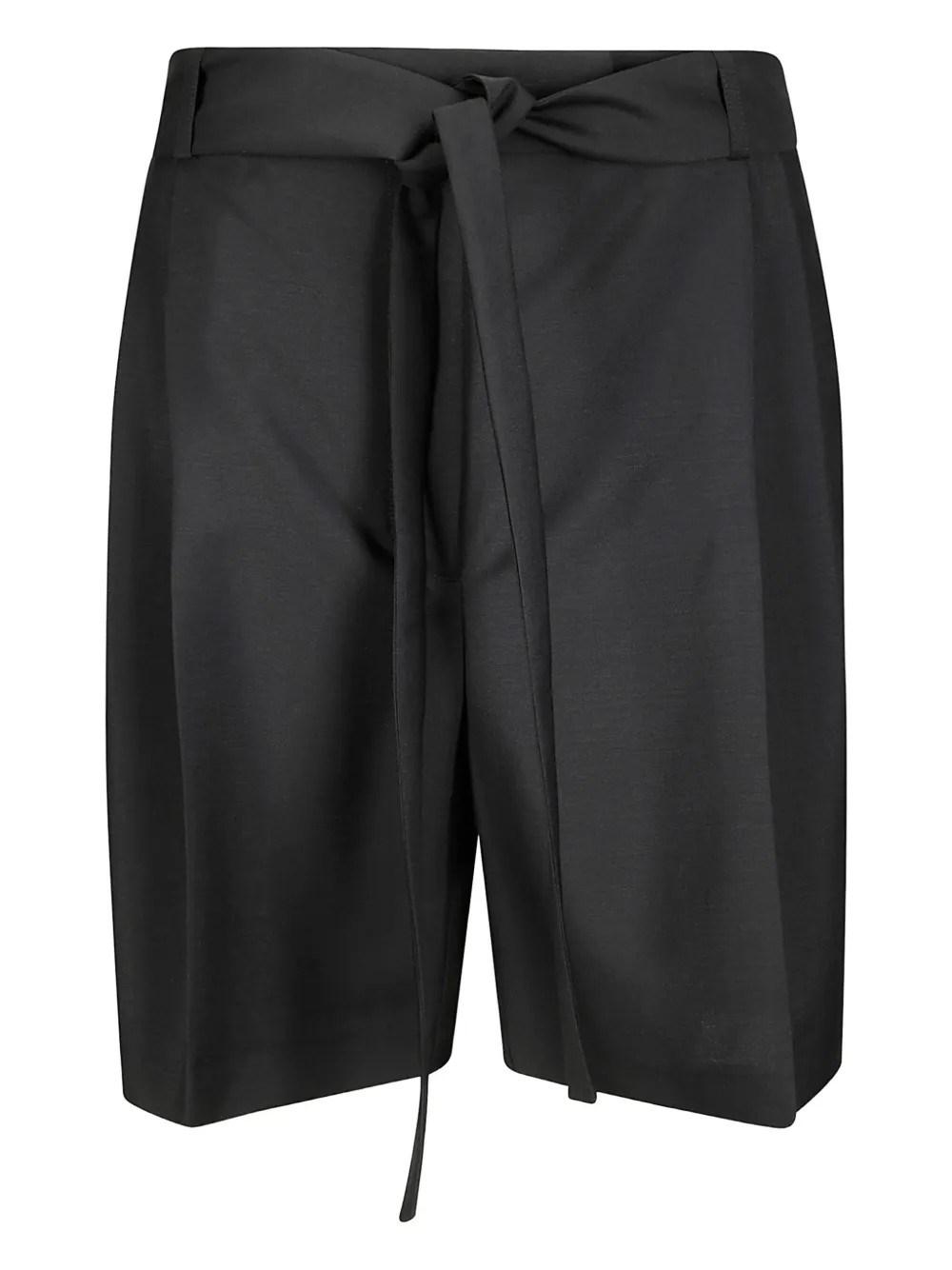 ショートパンツ Rohe Black double-layer Bermuda shorts Róhe Black double-layer Bermuda shorts | TheDoubleF
