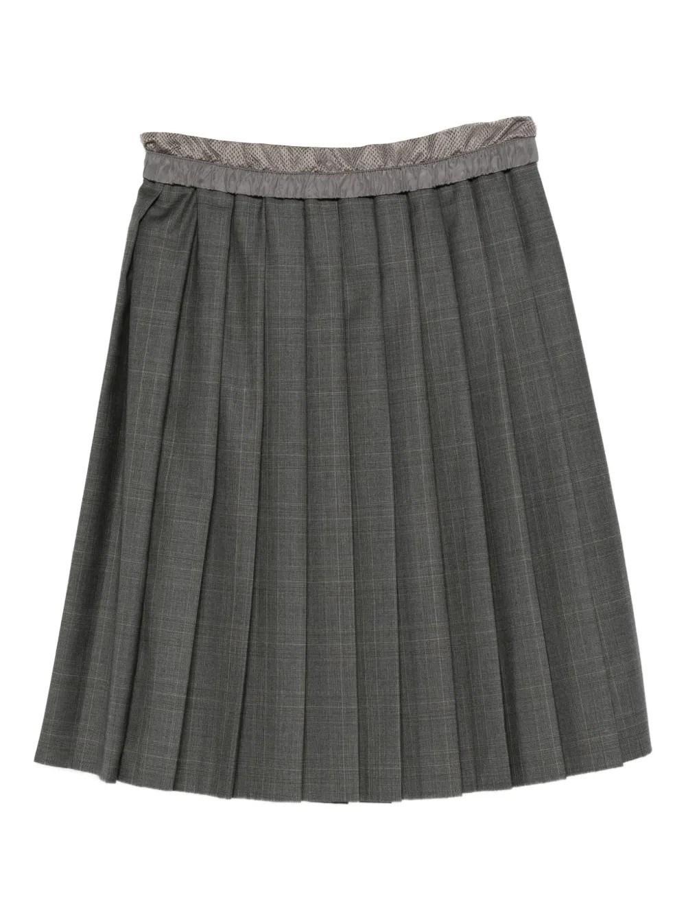 Gray Miu Miu Skirts for Women | Lyst