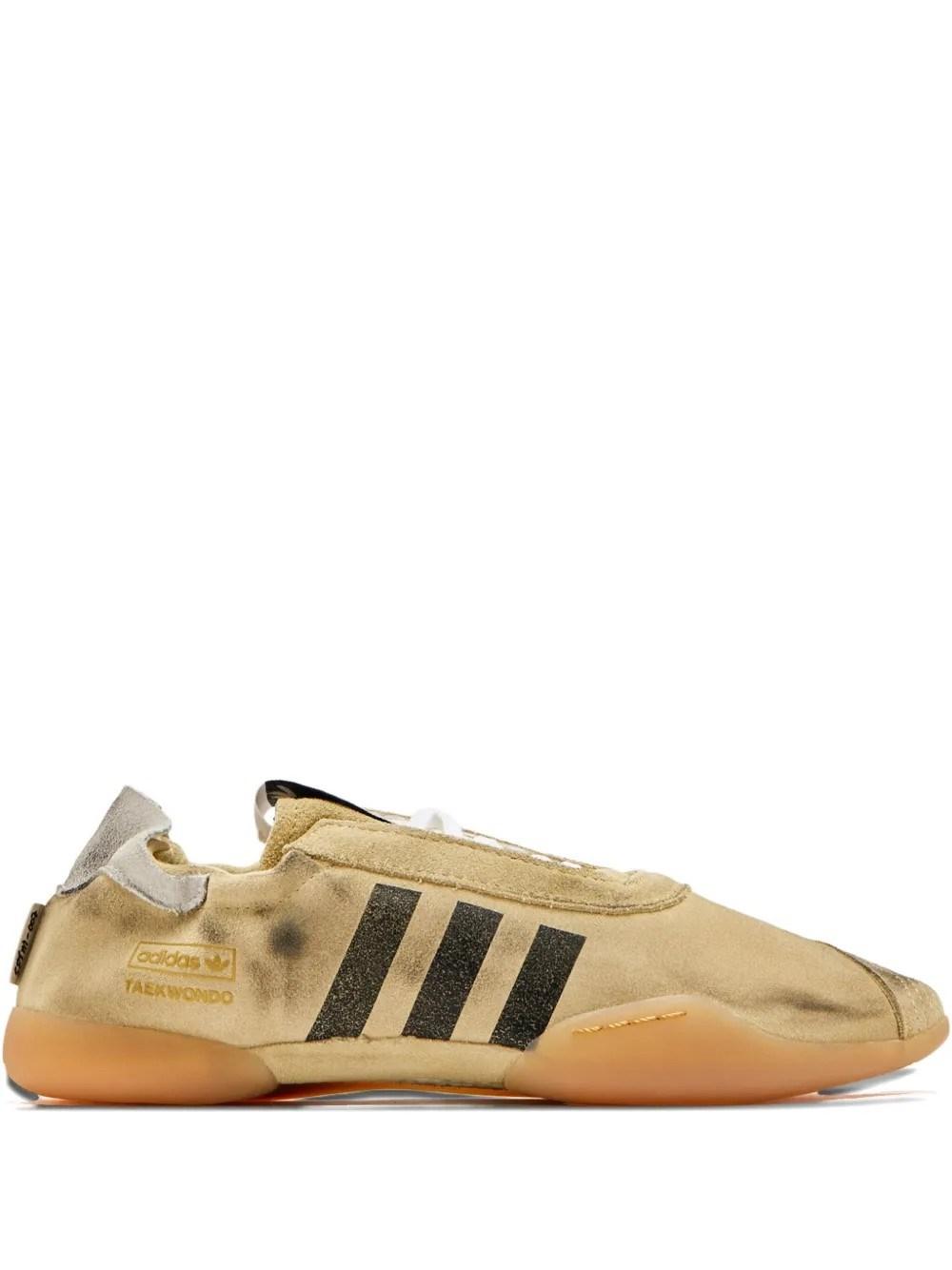 adidas gazelle silver green womens Adidas x Song for the Mute Women's Taekwondo Mei Green Low Top Sneakers