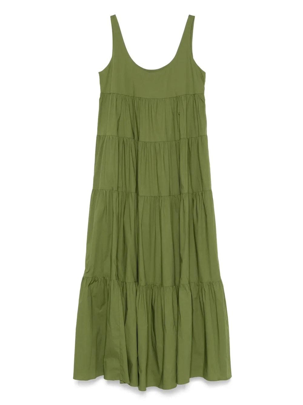 MICHAEL Michael Kors Tiered Maxi Dress in Green Lyst UK