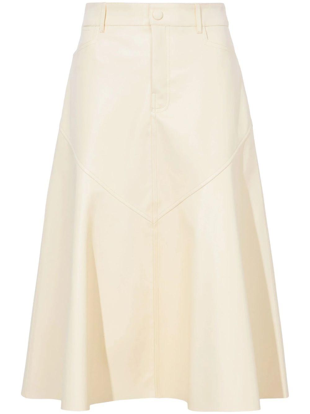 PROENZA SCHOULER WHITE LABEL Jesse Skirt In Faux Leather in