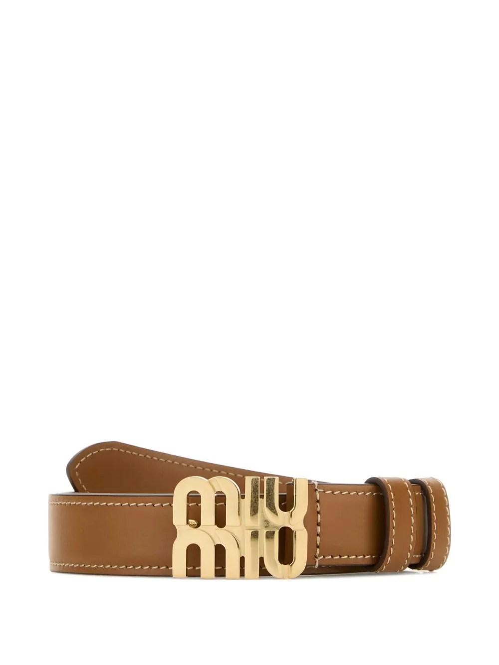 ベルト Miu Miu Camel Suede Belt Miu Miu Miu Miu Woman Camel Suede Belt | luosophy | REVERSIBLE