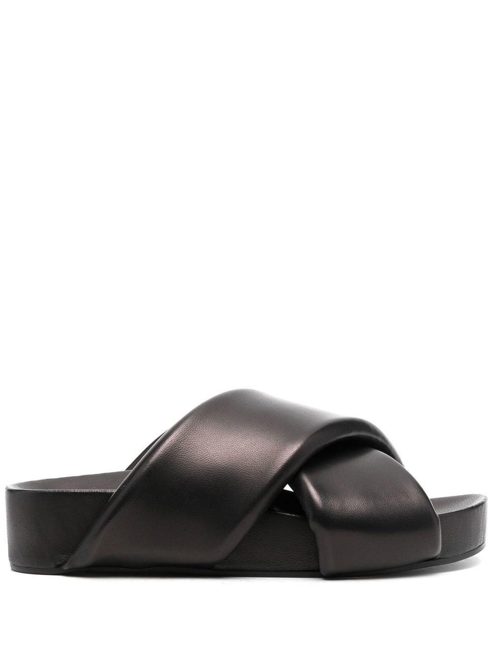 驚きの価格が実現！】 Black Jil - sandals Sander size Jil Sander