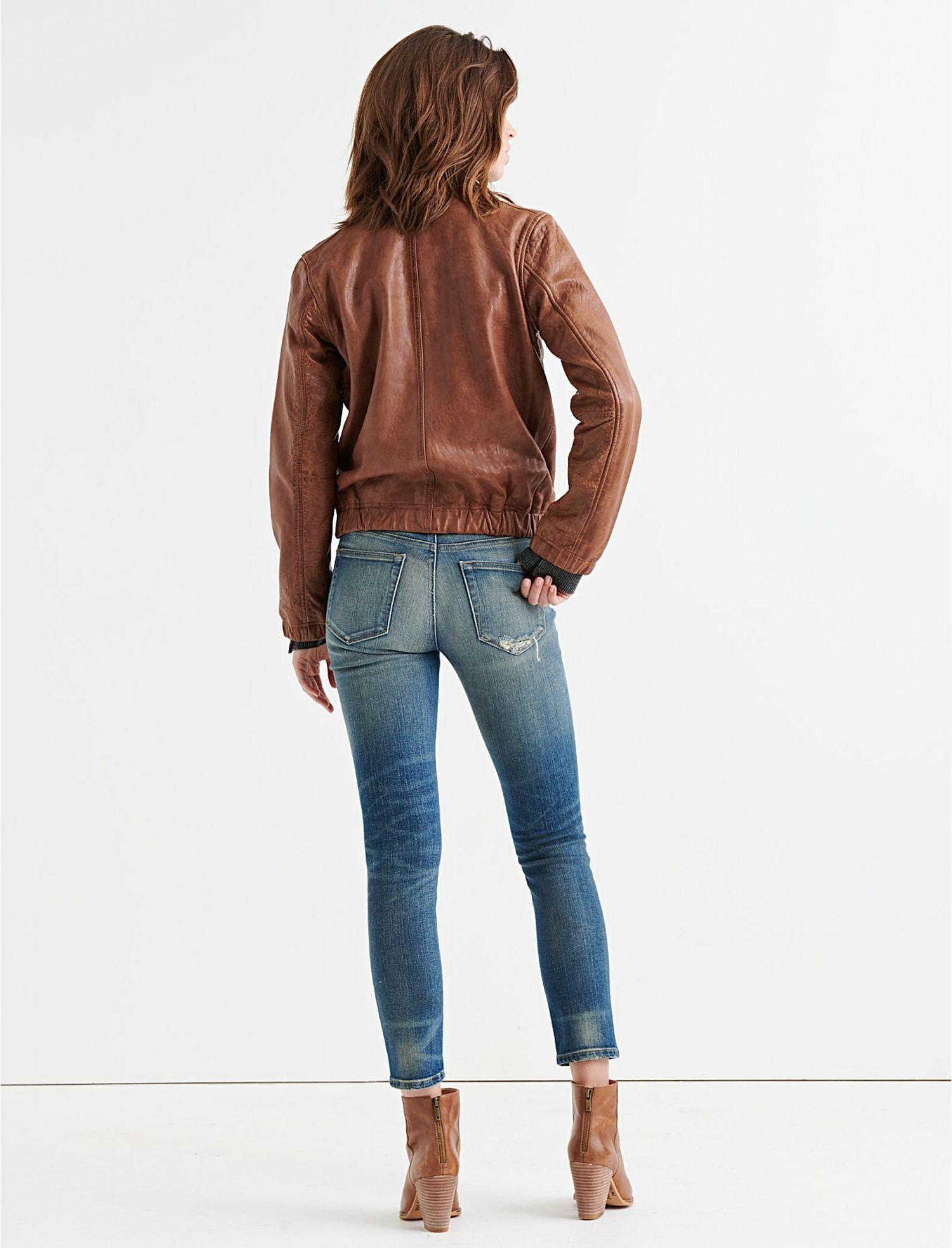 lucky brand ana leather jacket