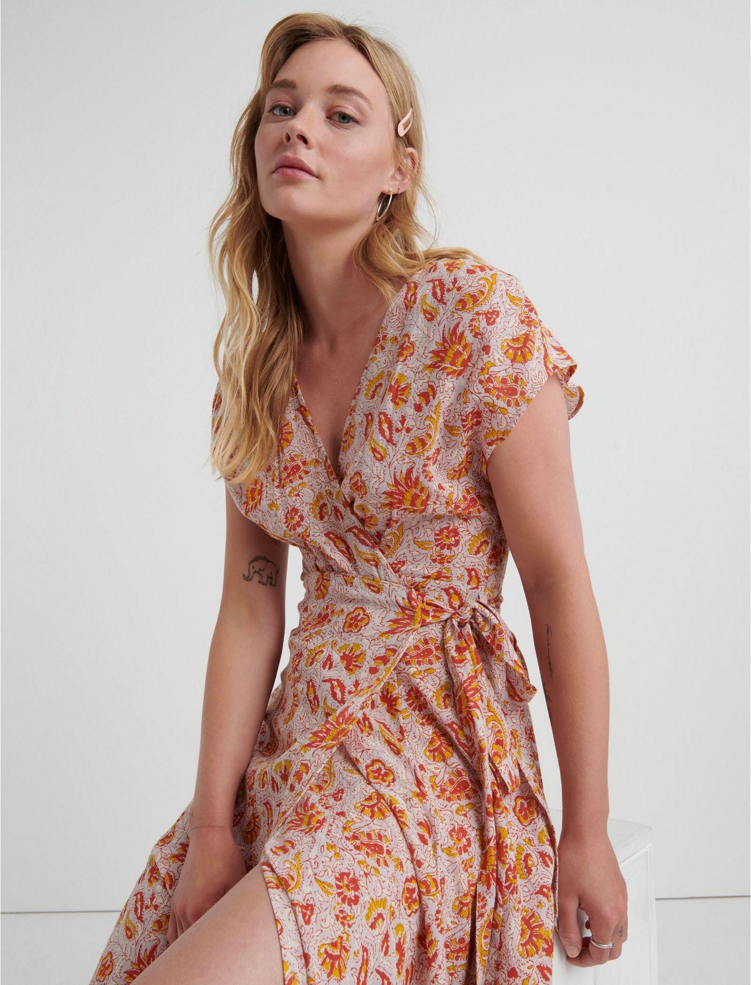 lucky brand wrap dress