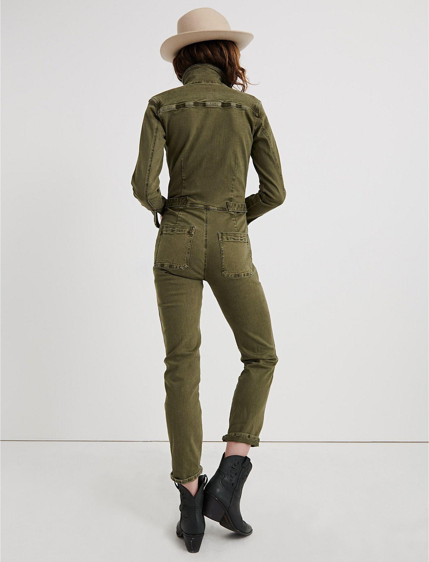 Lucky Brand Aviator Jumpsuit in Green Lyst