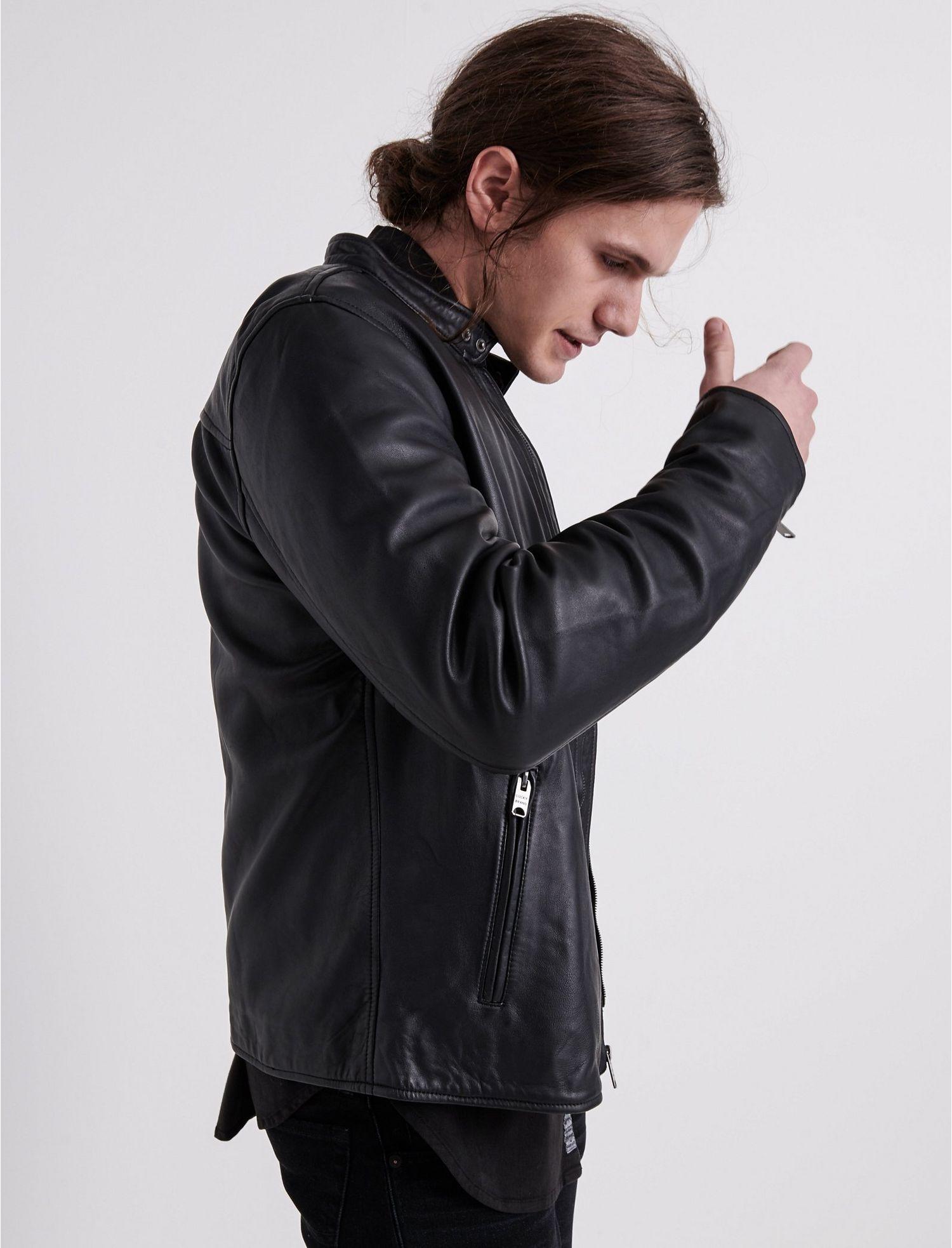 Lucky Brand Clean Leather Bonneville In Black For Men Lyst Lucky Brand Black Clean Leather Bonneville For Men Lyst View Fullscreen