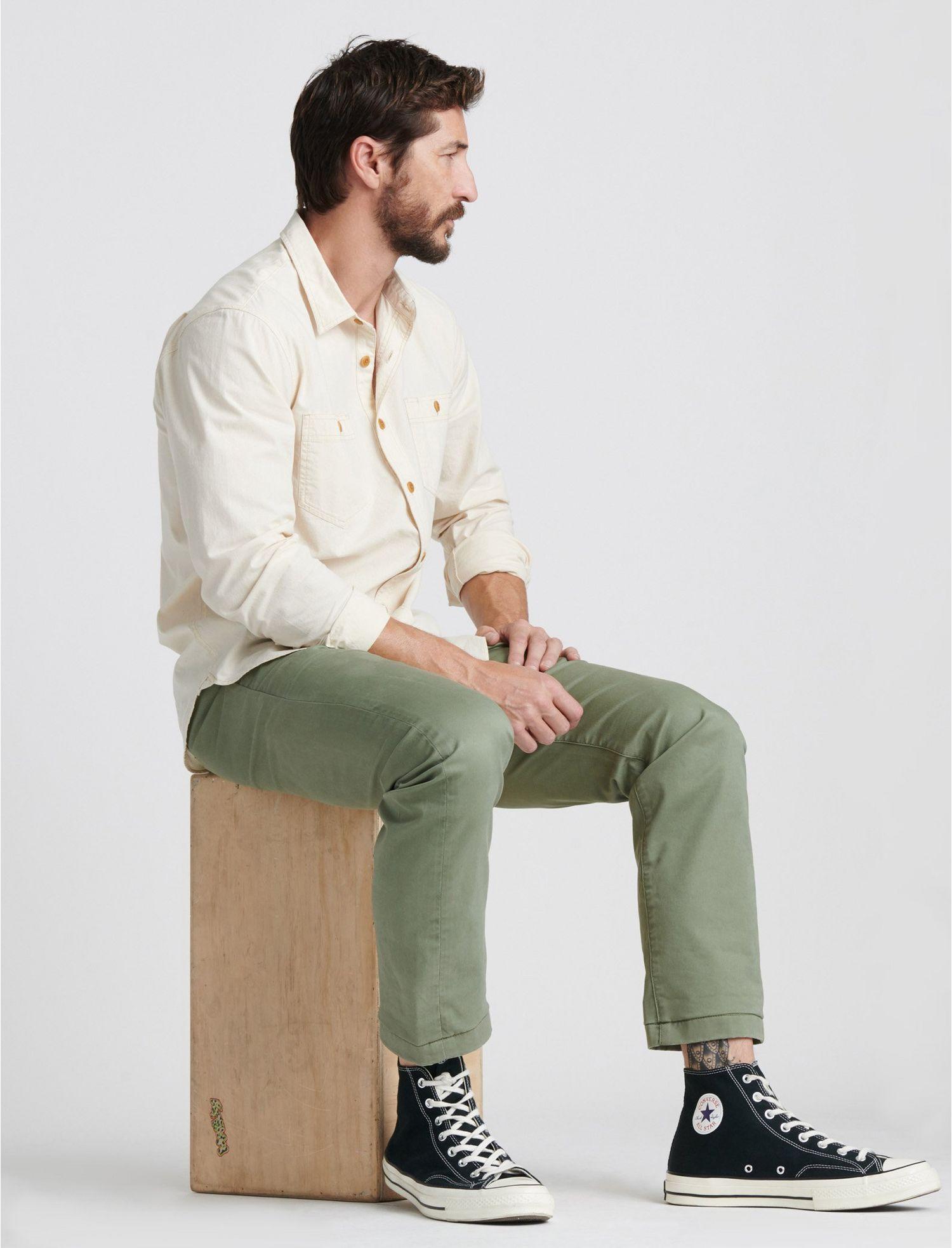 Lucky Brand 410 Coolmax Chino Pant in Green for Men - Lyst