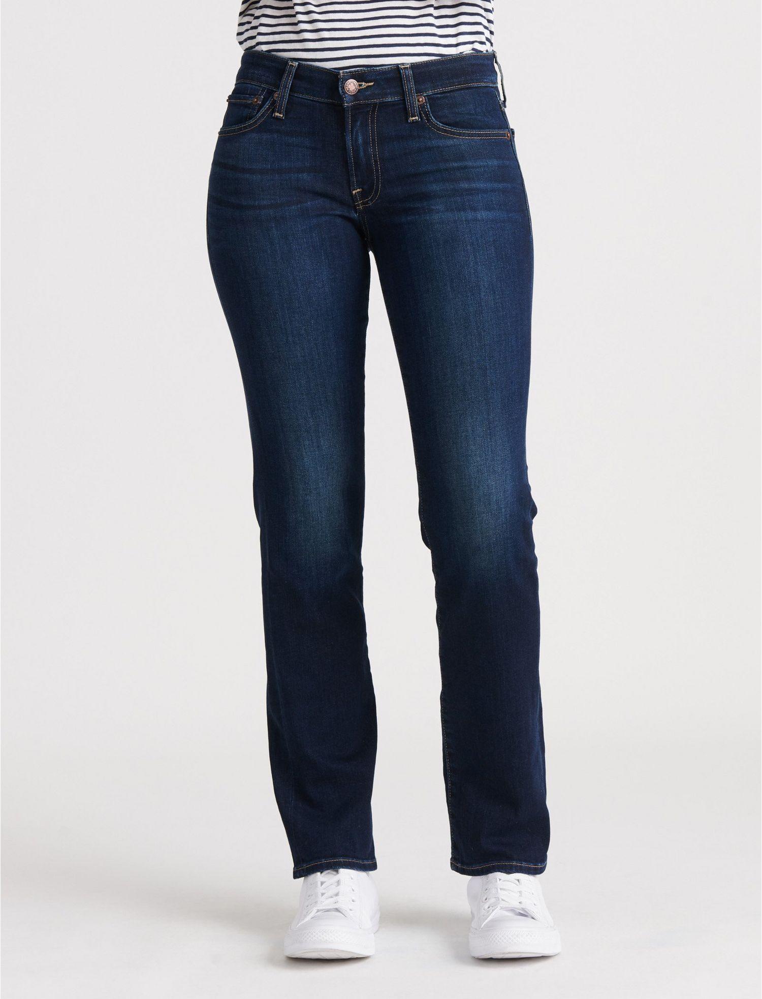 Lucky Brand Cotton Mid Rise Sweet Straight Jean in Blue Lyst
