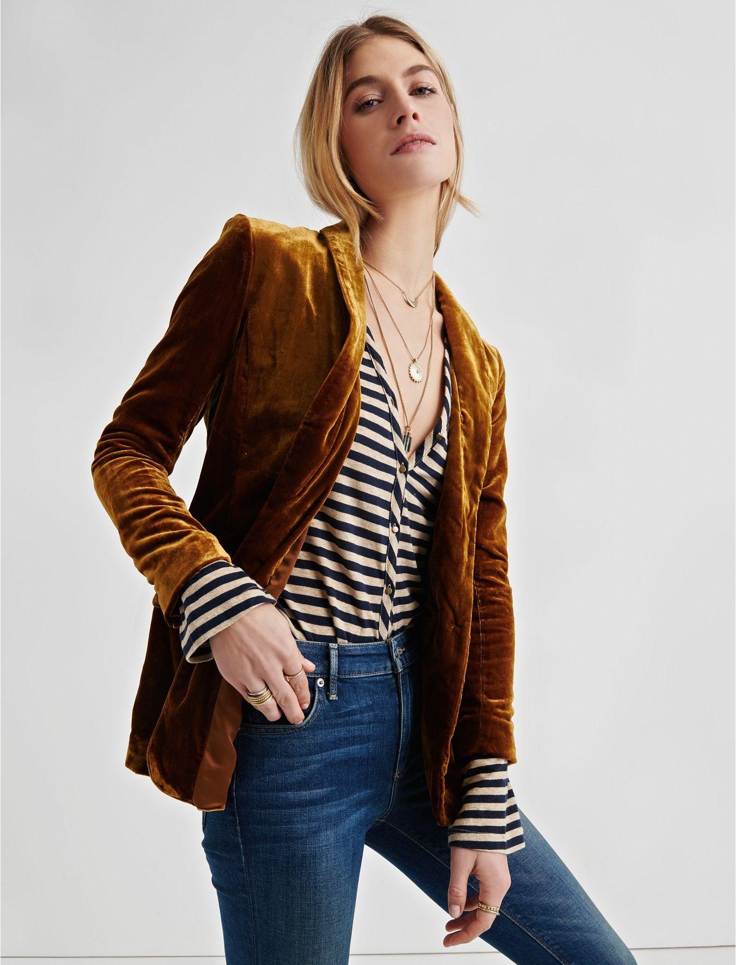 lucky brand velvet jacket