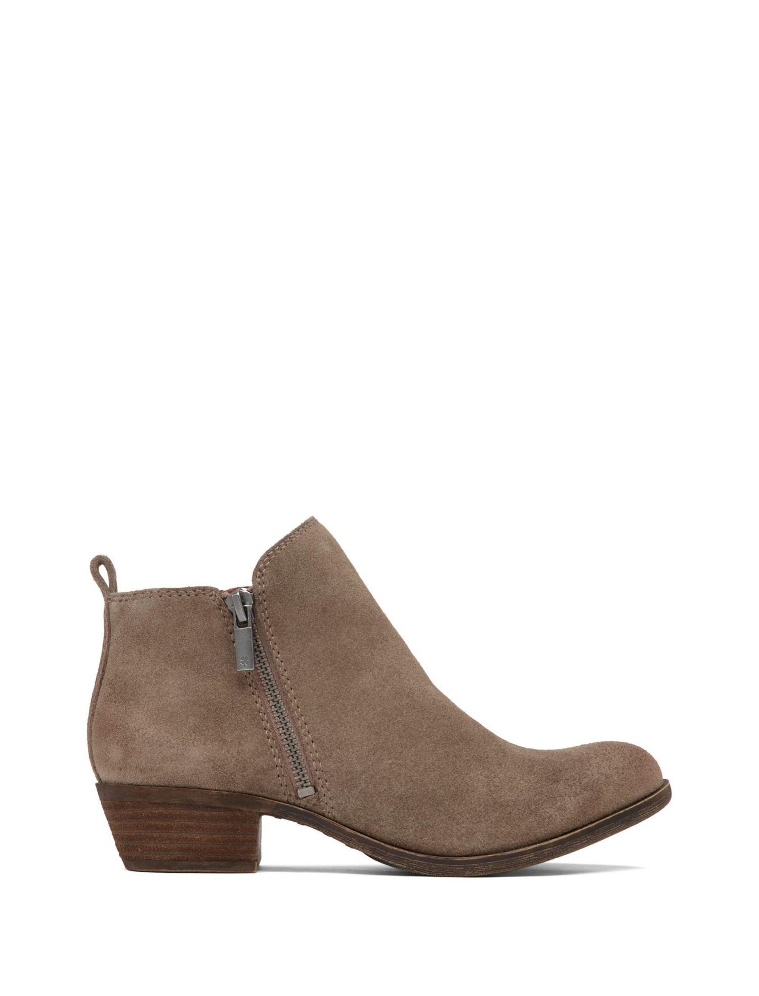 lucky brand basel bootie suede