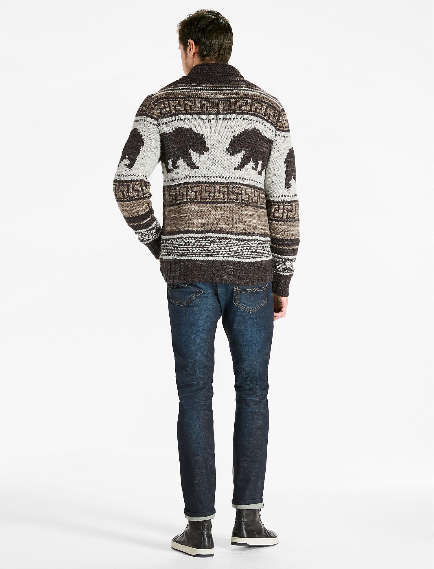 lucky brand bear sweater