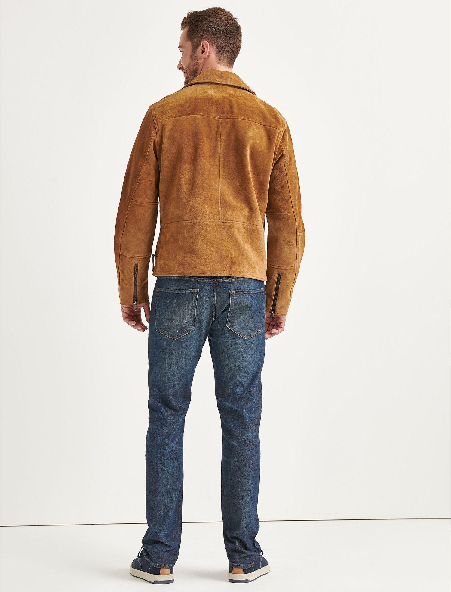 lucky brand mens suede jacket