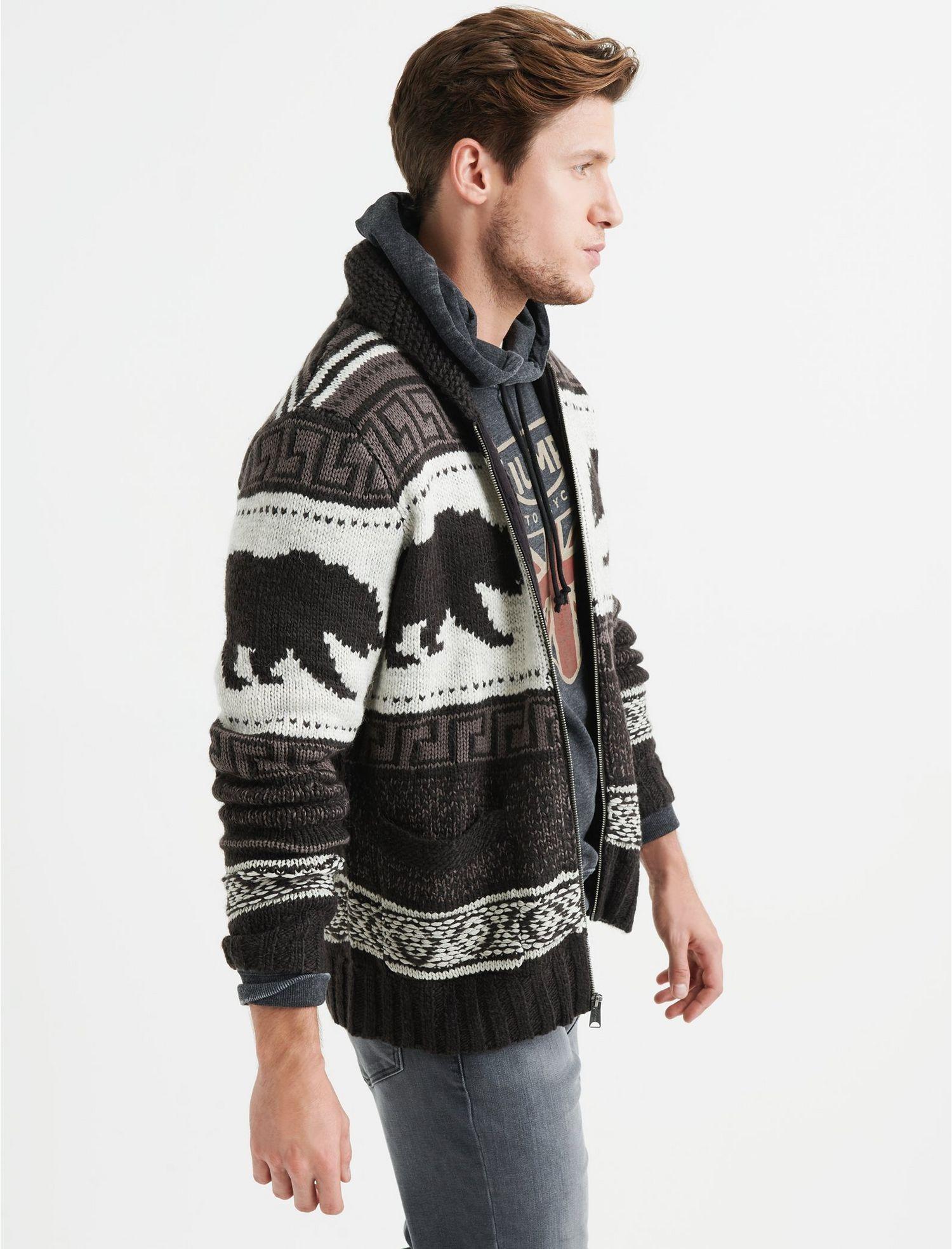lucky brand bear sweater