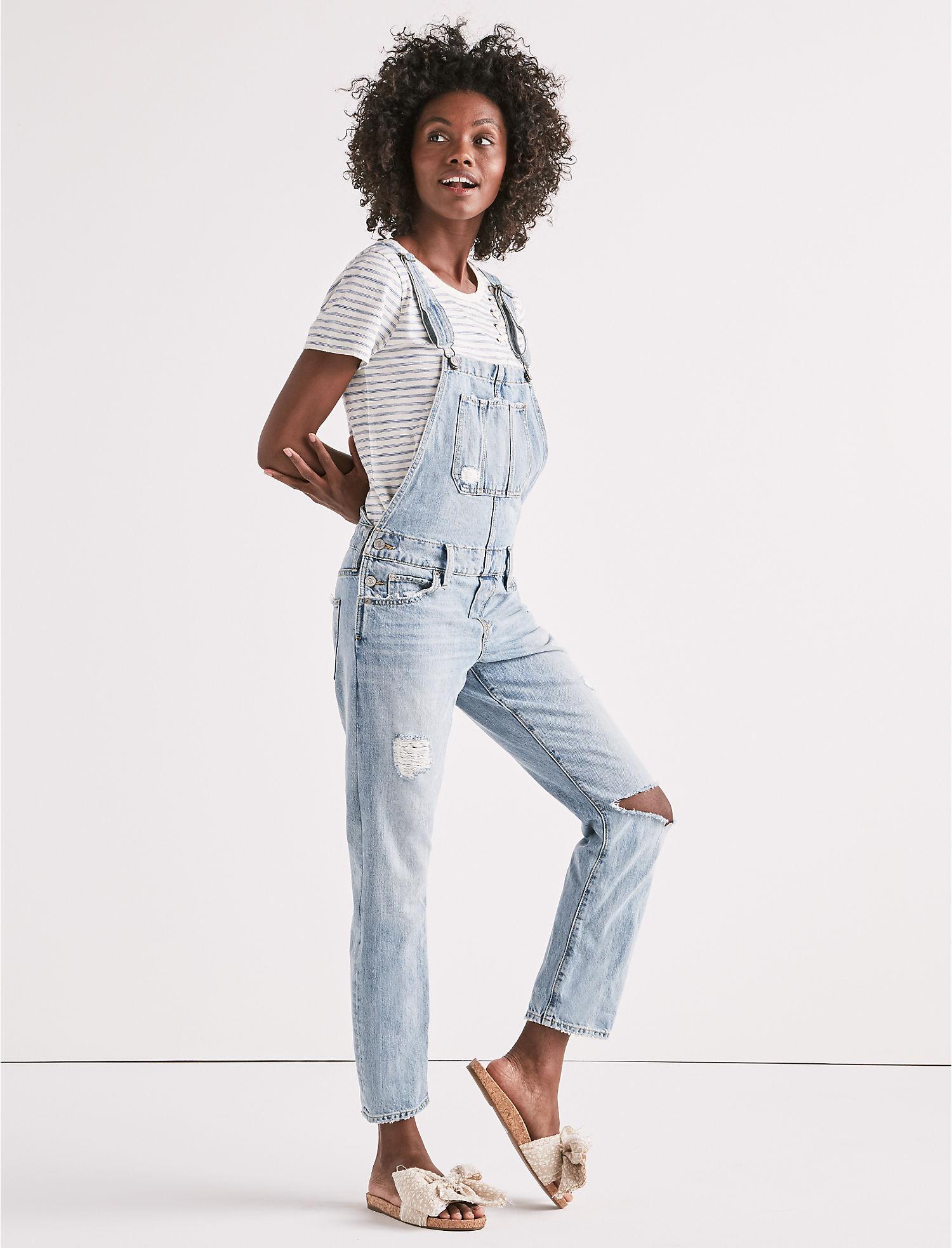 lucky brand boyfriend overalls