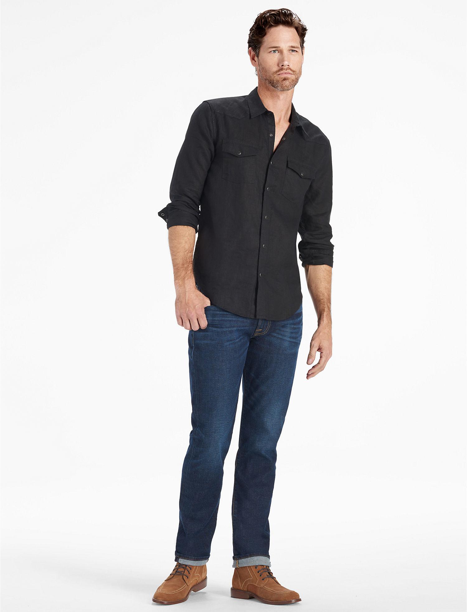 lucky brand linen shirt