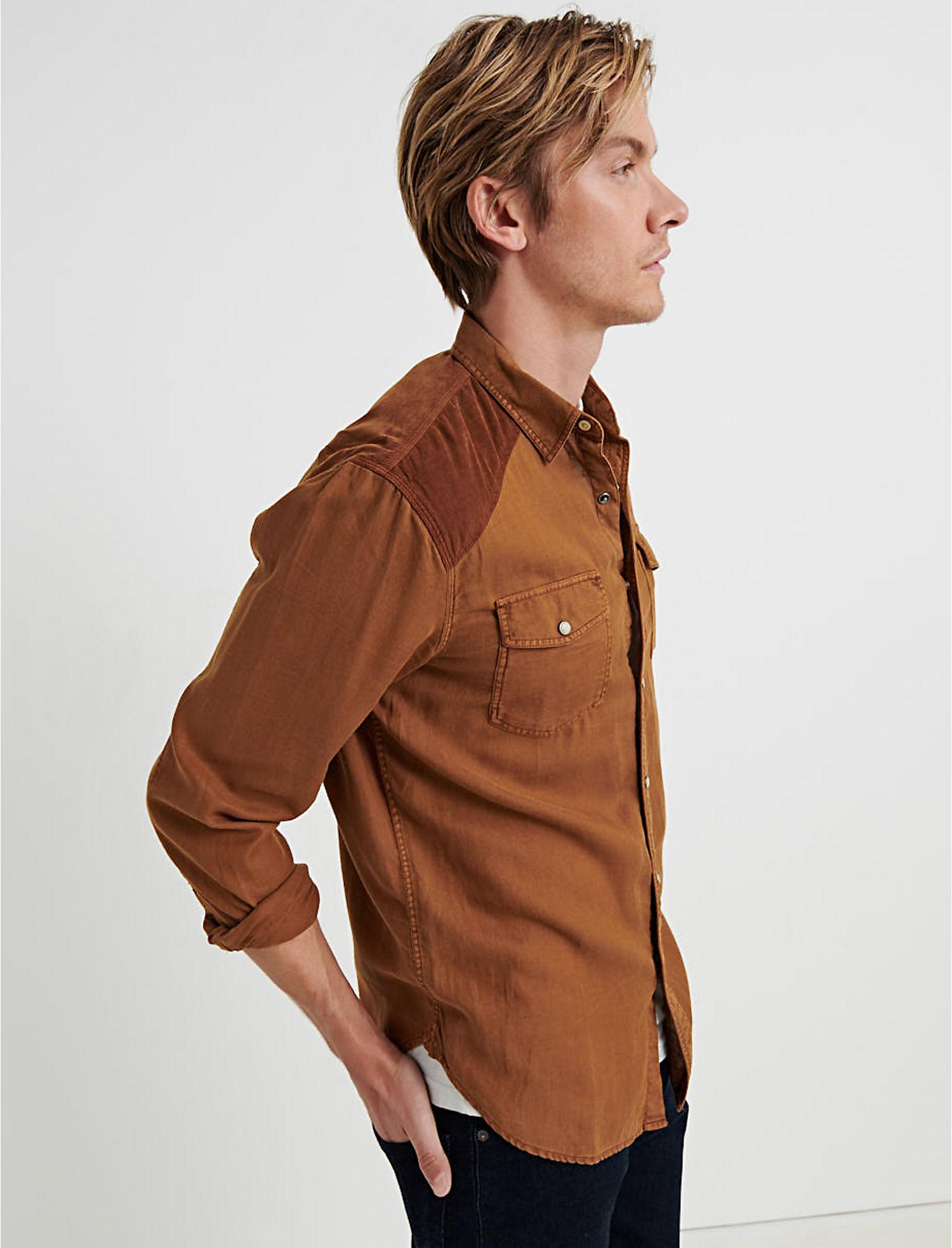 lucky brand corduroy shirt