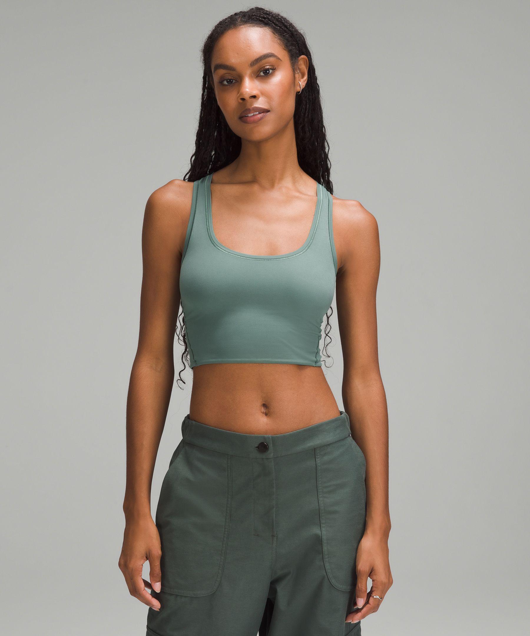 Lomaie Women's Ribbed Crop Tank Top - Sleeveless, Scoop Neck, Drawstring Workout & Casual Wear - View #13