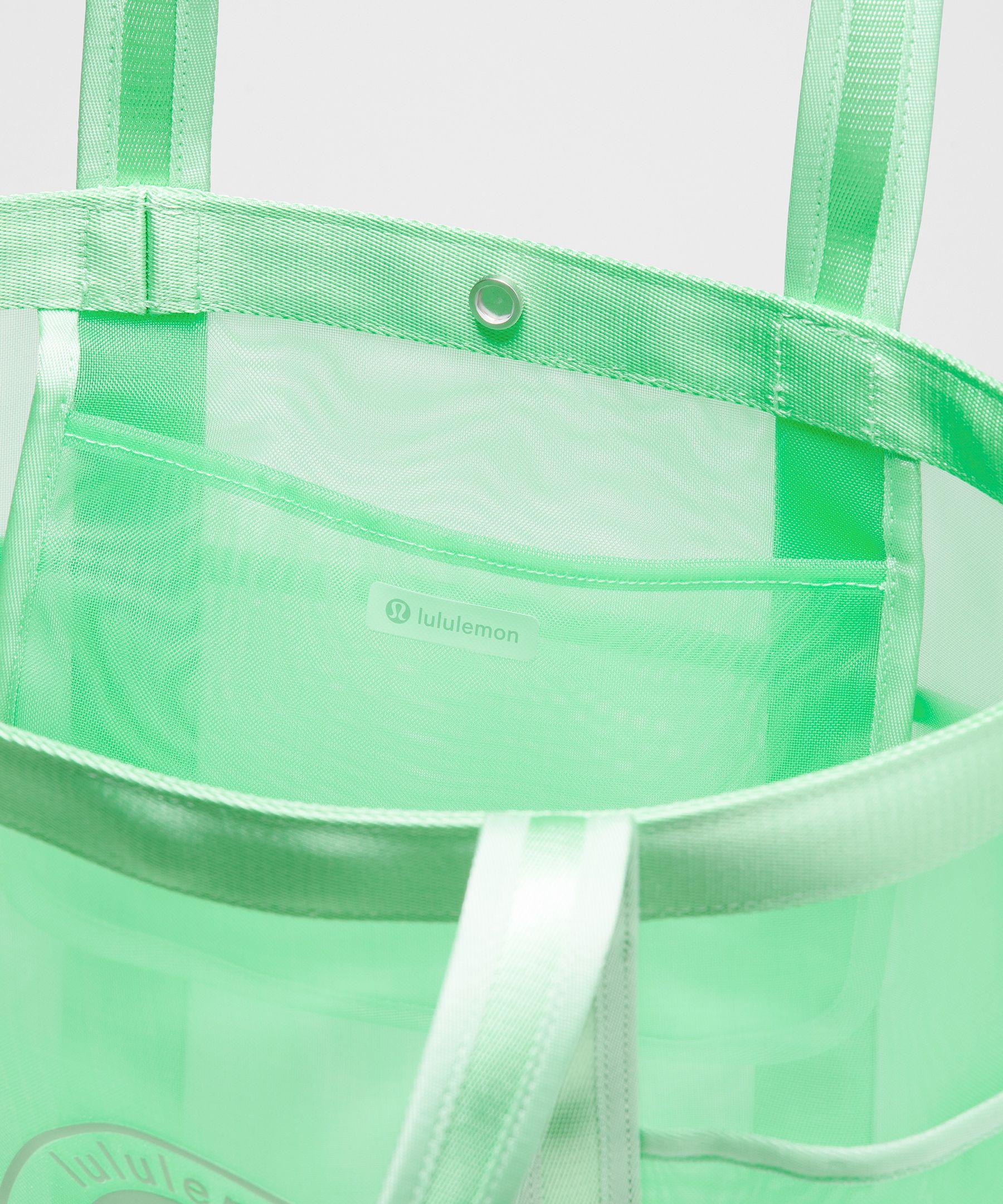 lululemon mesh tote bag 20l lululemon Daily Multi-Pocket Mesh Tote Bag 20L in Green