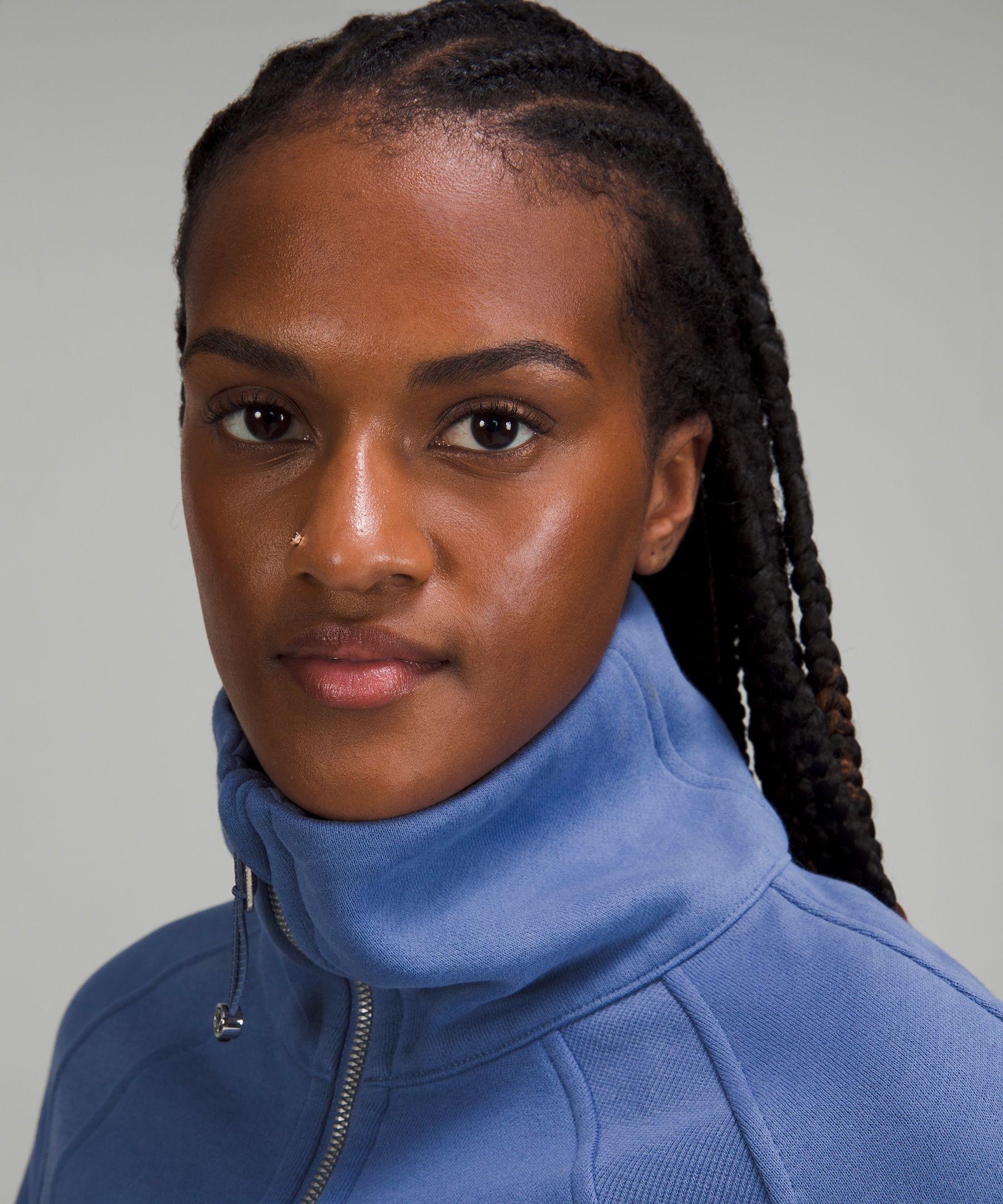 lululemon athletica Scuba Oversized Funnel Neck Half Zip in Blue | Lyst