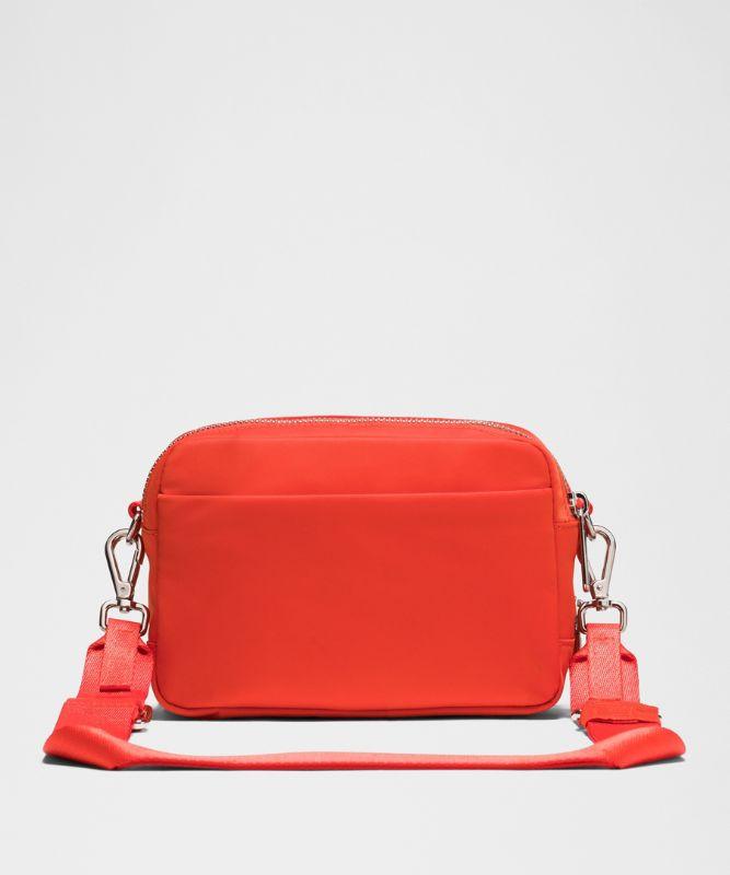 lululemon red camera bag Everywhere Belt Bag, 1L (Carnation Red) Two zippered compartments let you keep essentials organized and close at hand Lululemon Everywhere Belt Bag 1L