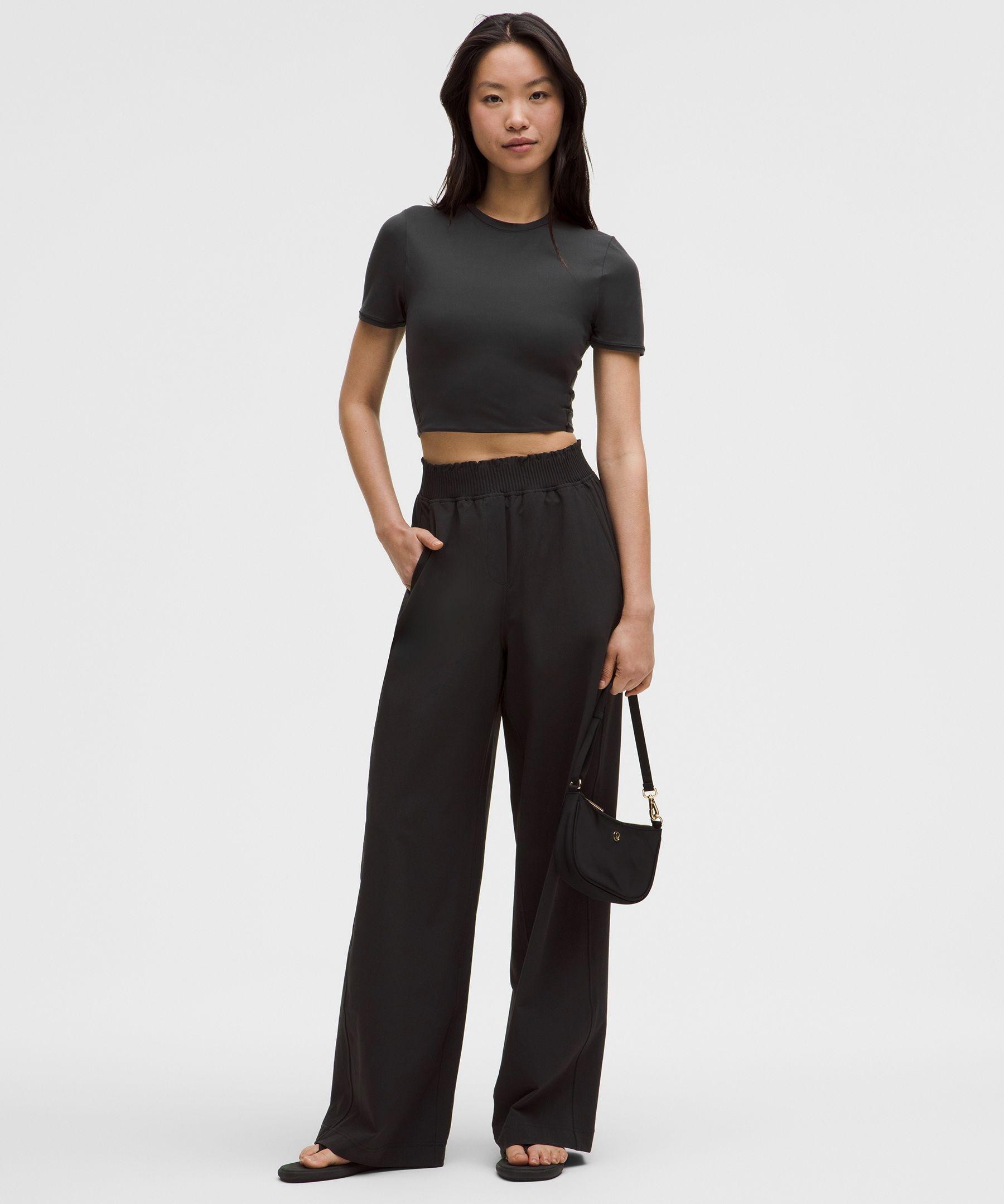 メンズウェア RUFFLOG WIDE STRETCH BELTED PANTS BLACK RUFFLOG WIDE STRETCH BELTED PANTS BLACK