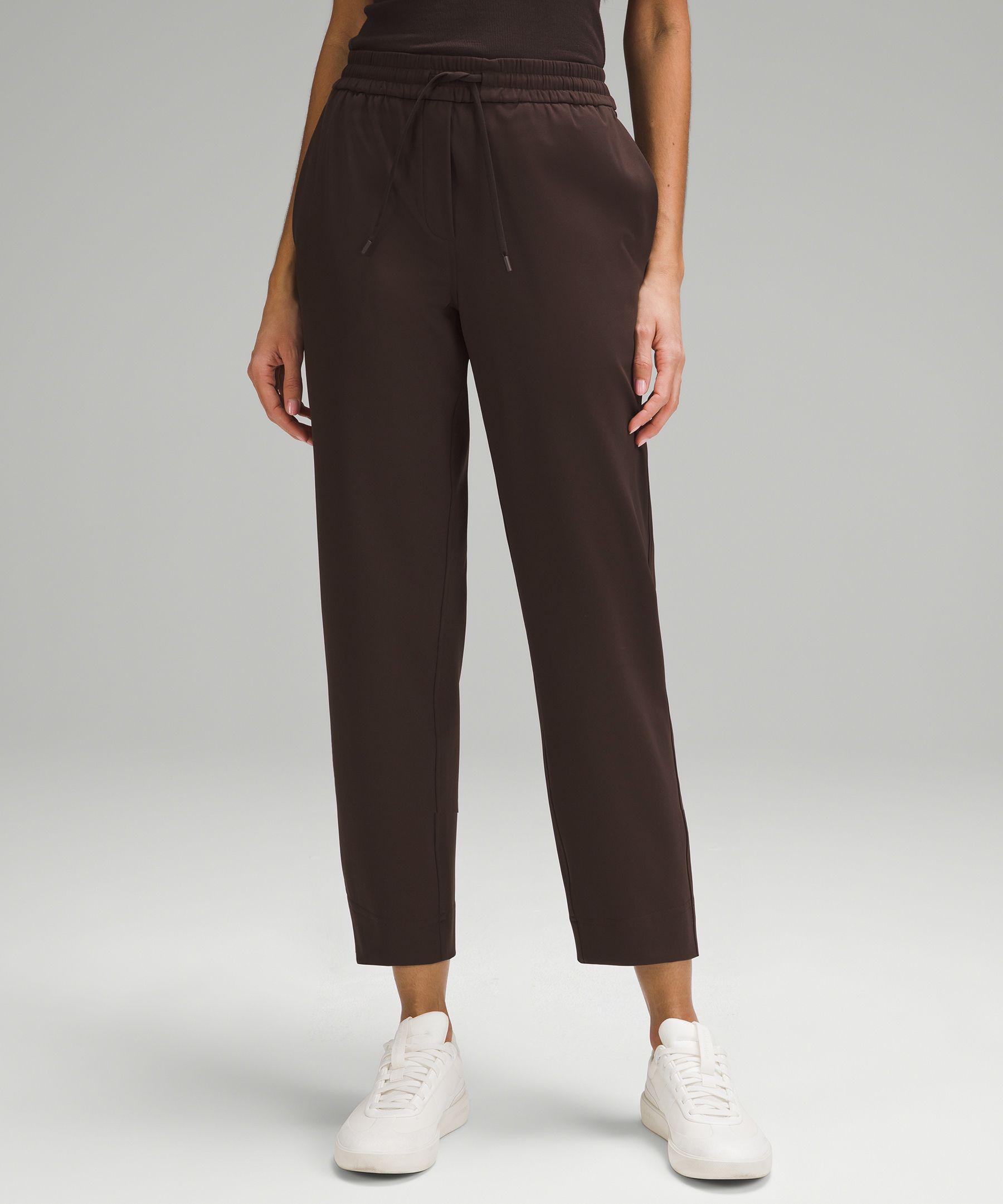 完売美品louren tapered rollup wrappants Lululemon Tapered-Leg Mid-Rise Pant 7/8 Length Luxtreme