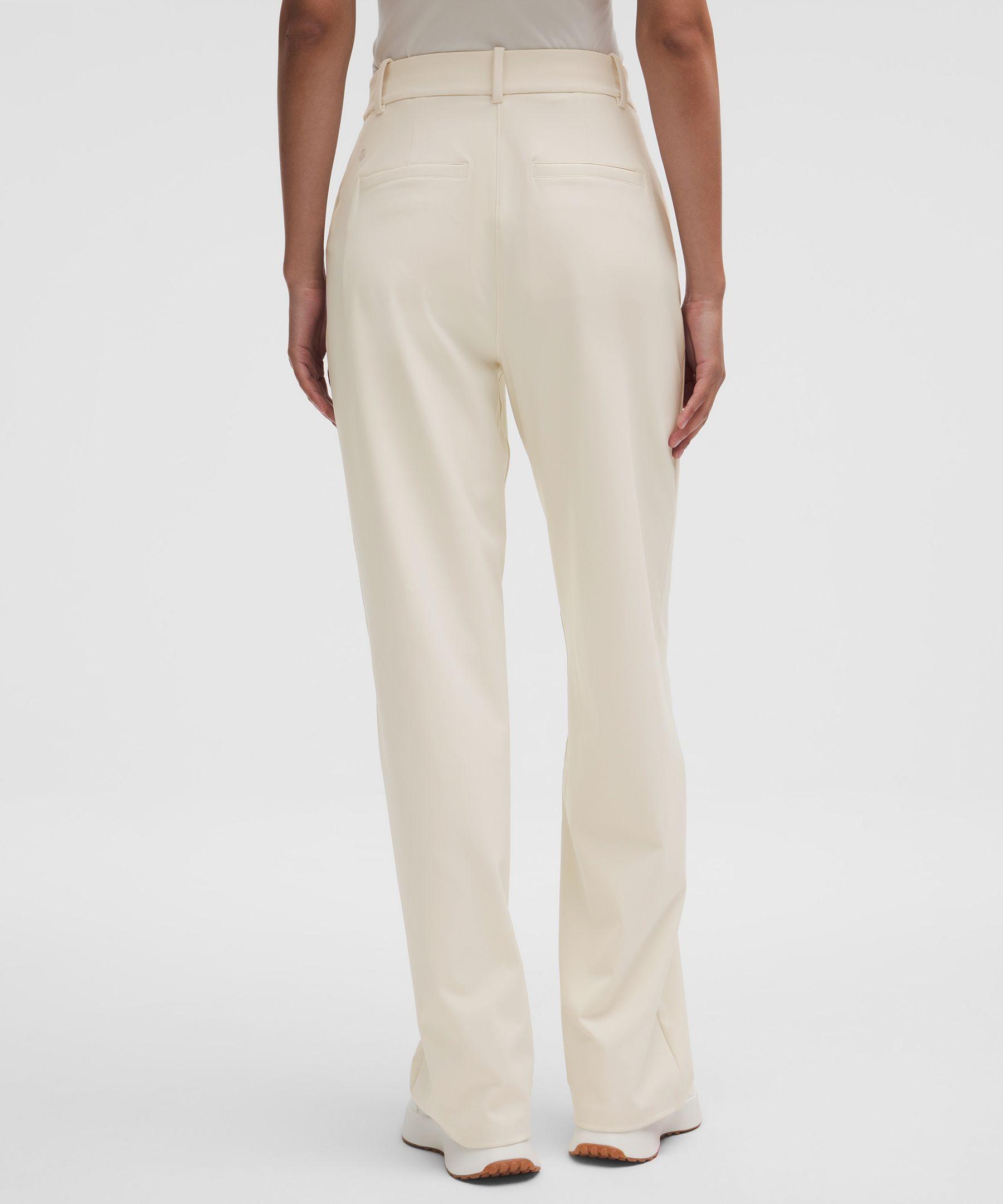 lululemon Daydrift High-Rise Straight-Leg Trouser in White | Lyst display picture 1