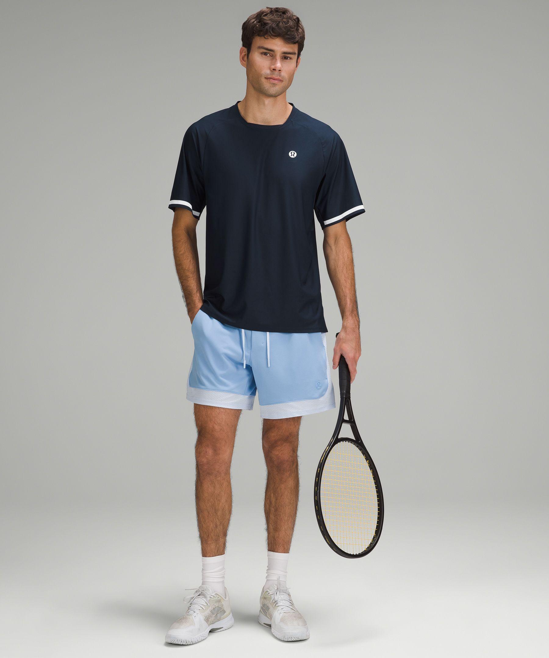 lululemon Tennis Short-Sleeve Shirt in Blue for Men | Lyst