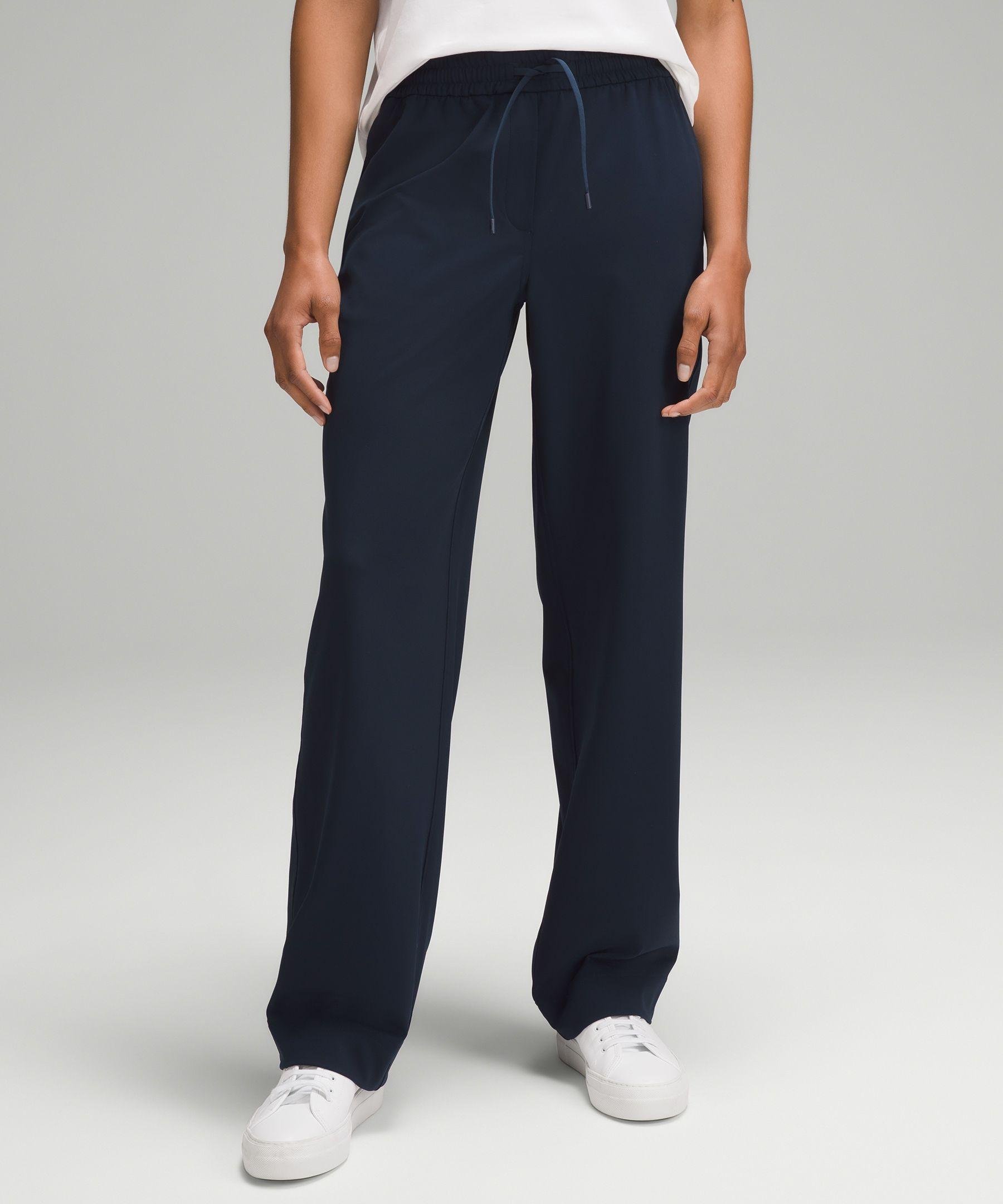 lululemon athletica Straight-leg Mid-rise Pants Luxtreme Regular - Color  Blue - Size M
